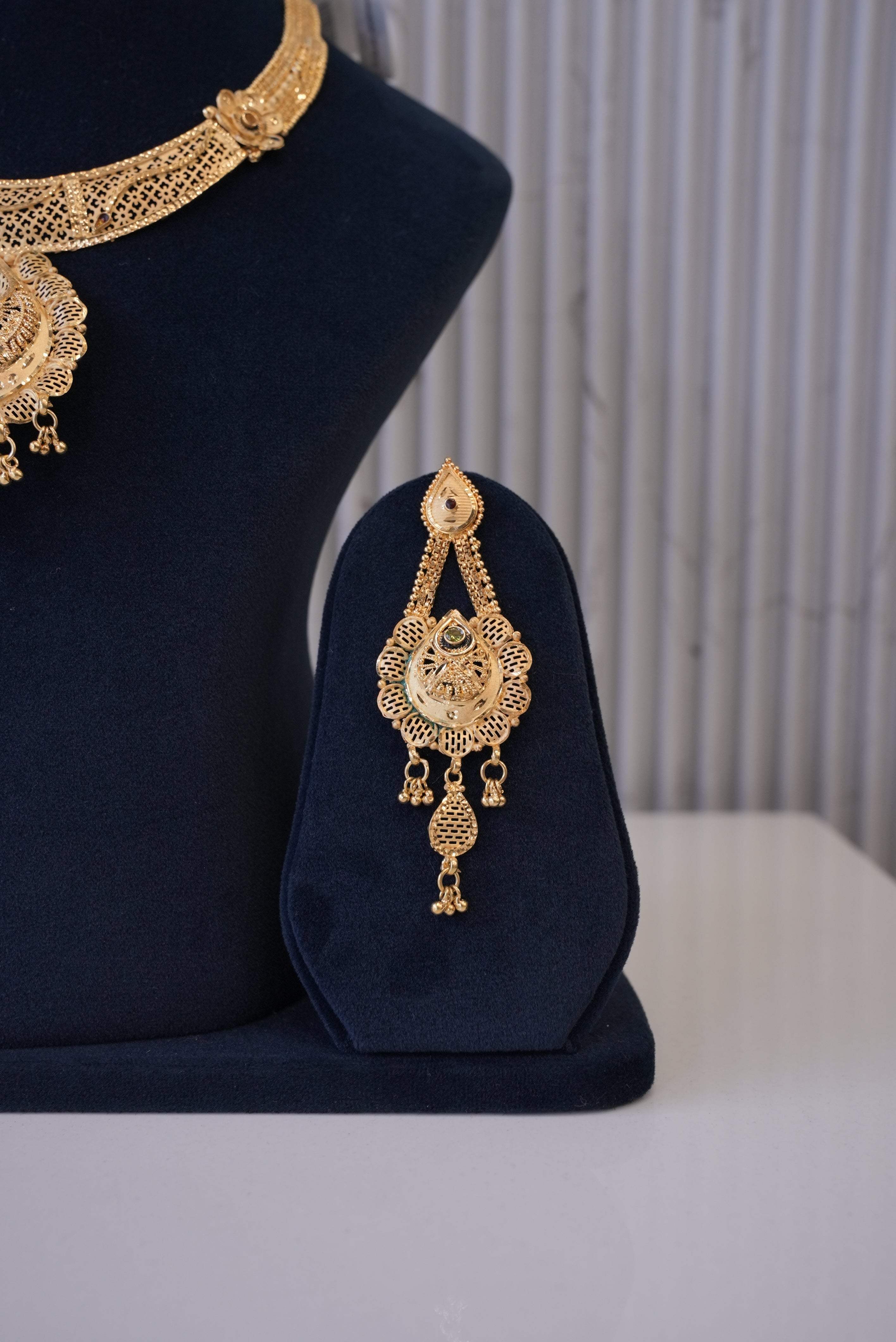 Desert Bloom, Necklace, Gold Patra demi-fine jewellery, SKU N_TK_5 image 3