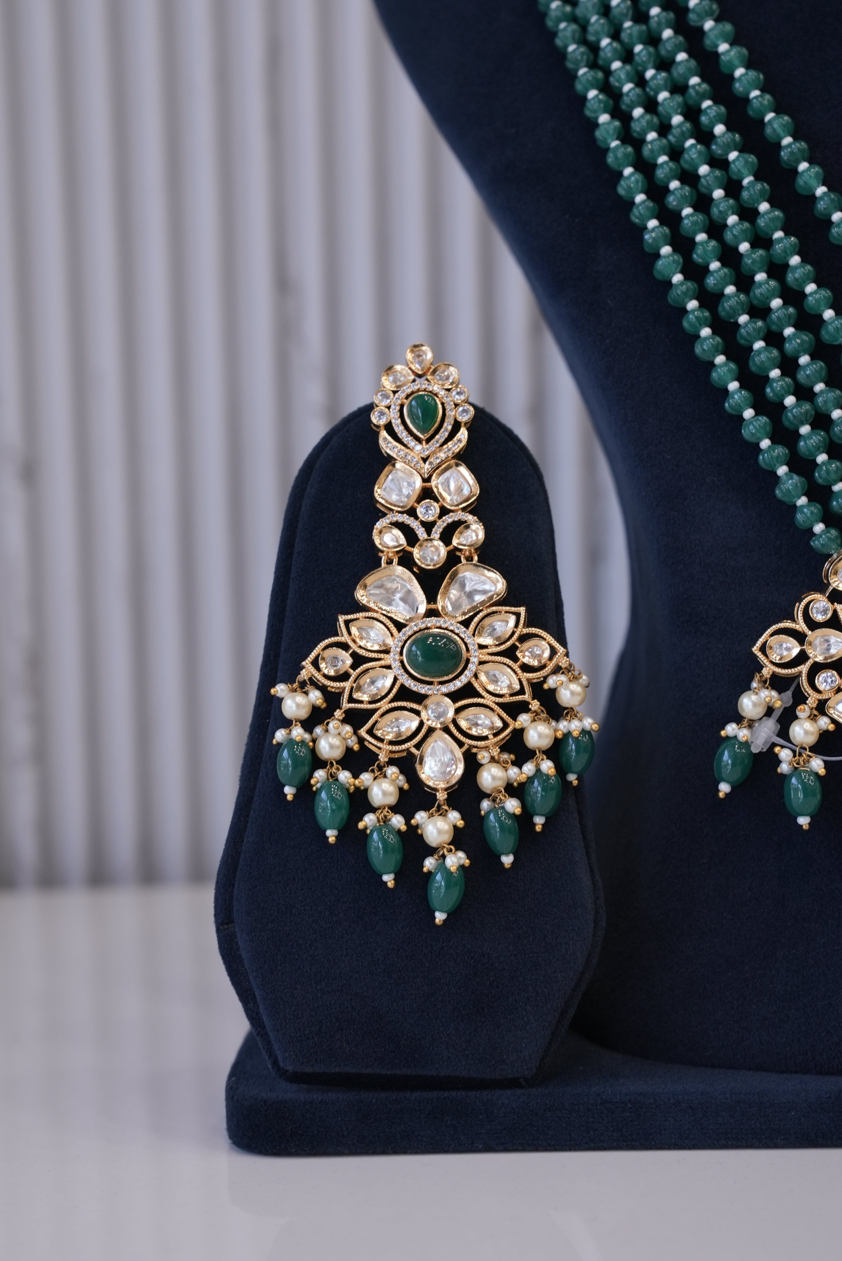 Saat Phera, Necklace, Gold Patra demi-fine jewellery, SKU N_BS_4 image 2