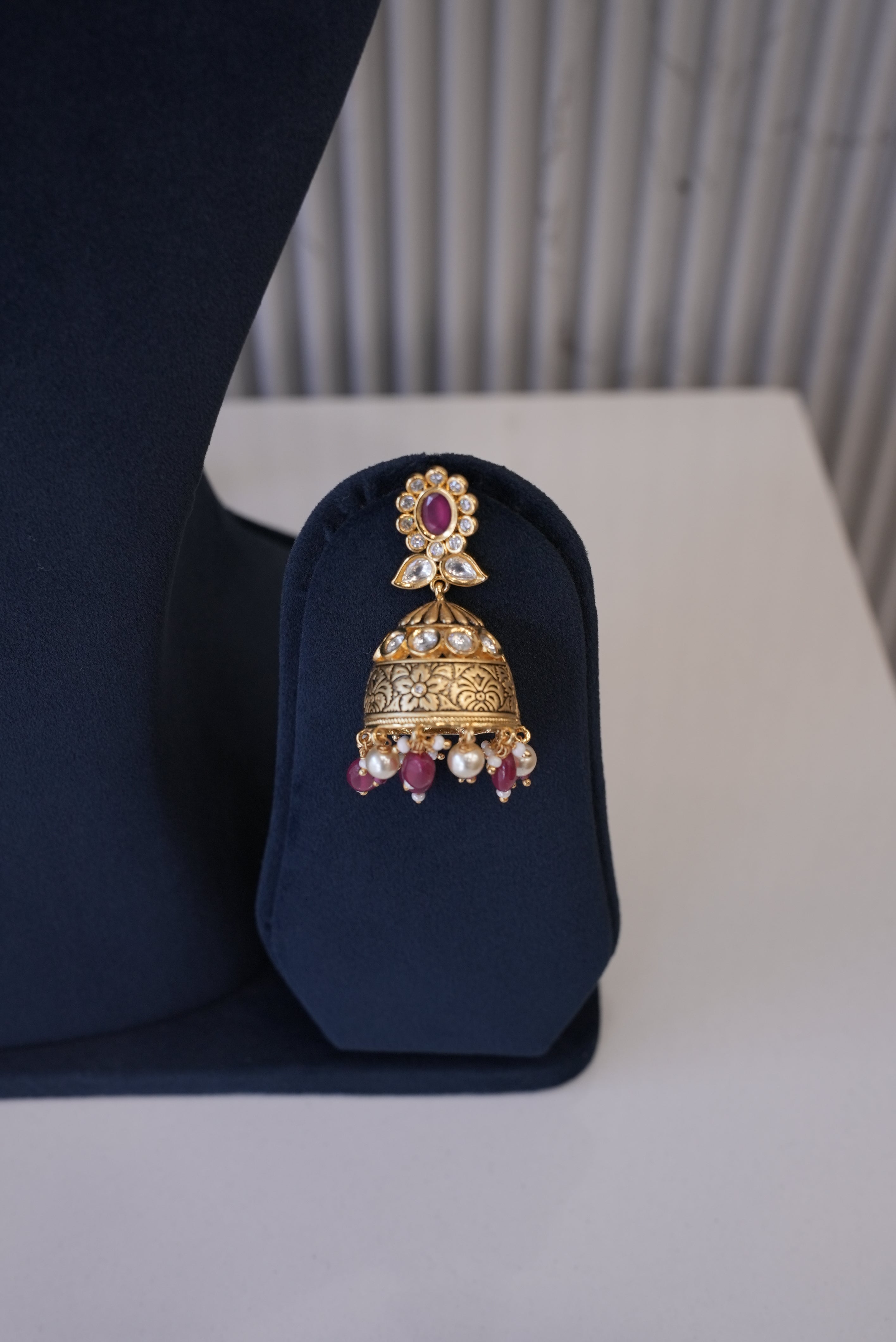 Pearl Symphony, Necklace, Gold Patra demi-fine jewellery, SKU N_CH_7 image 3