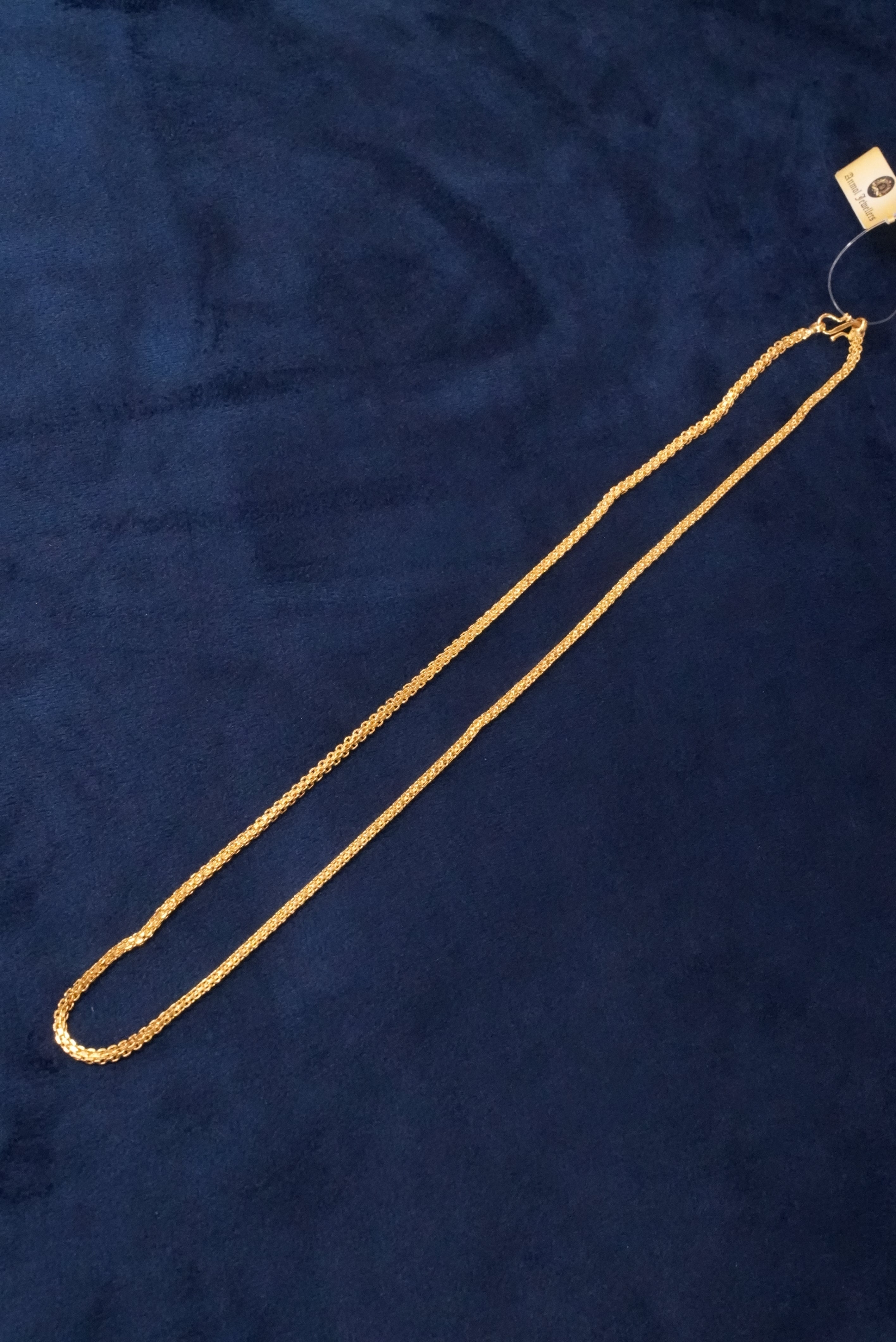 Classic Gloss, Chains, Gold Patra demi-fine jewellery, Size 22 inches, SKU CH_L_18 image 1