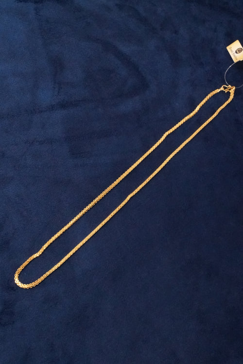Classic Gloss, Chains, Gold Patra demi-fine jewellery, Size 22 inches, SKU CH_L_18 image 1