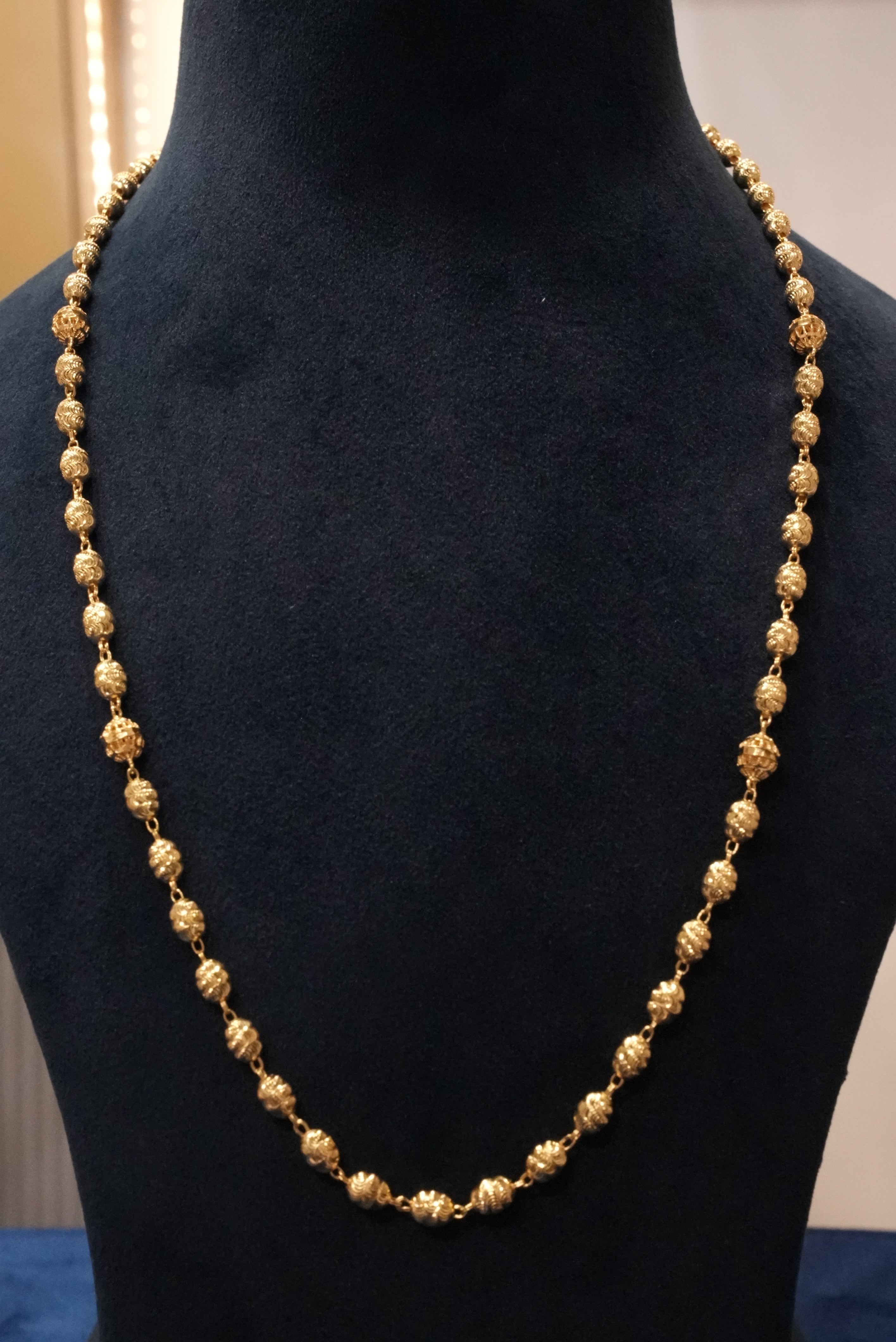 Golden Vogue, Chains, Gold Patra demi-fine jewellery, Size 24 inches, SKU CH_L_3 image 0