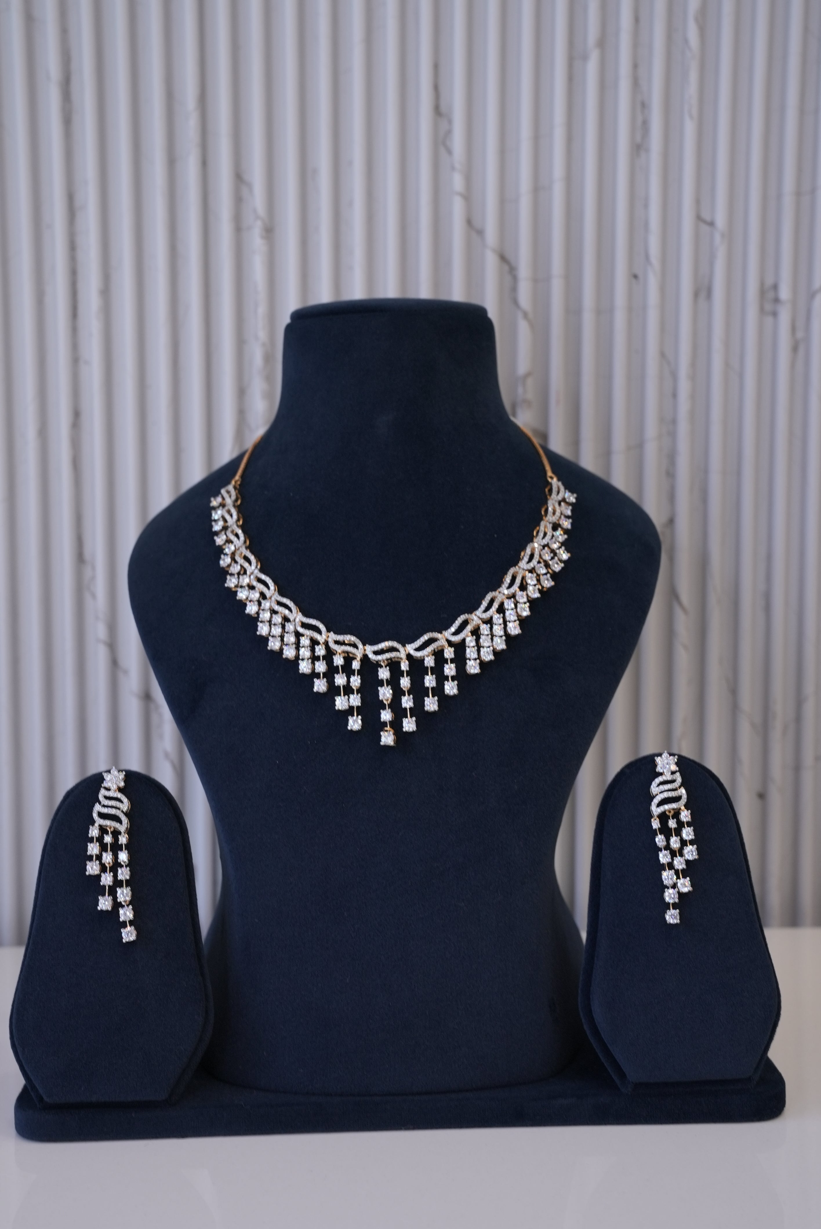 Modern Grace, Necklace, Gold Patra demi-fine jewellery, SKU N_D_8 image 0