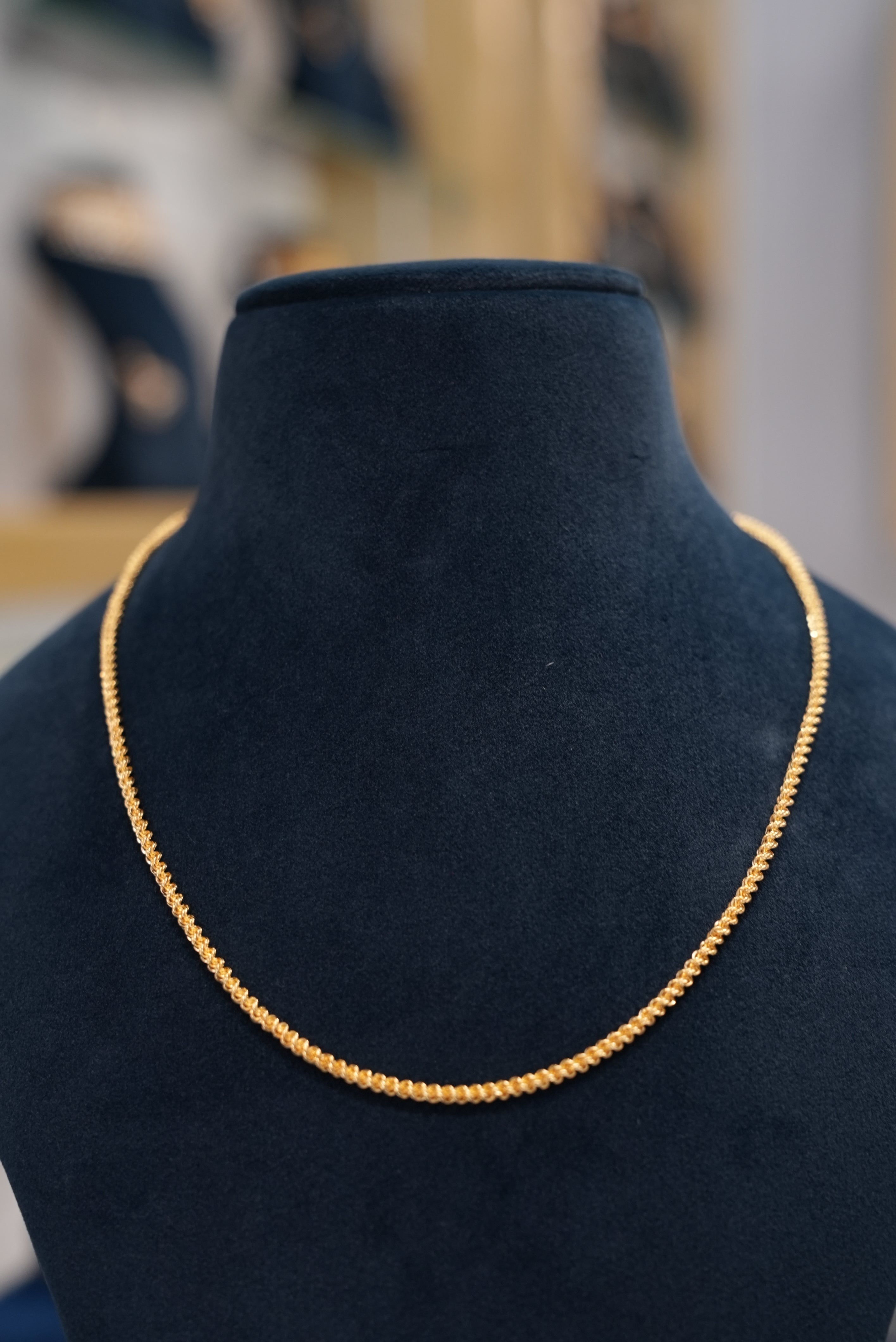 Urban Sleek, Chains, Gold Patra demi-fine jewellery, Size 20 inches, SKU CH_G_1 image 0