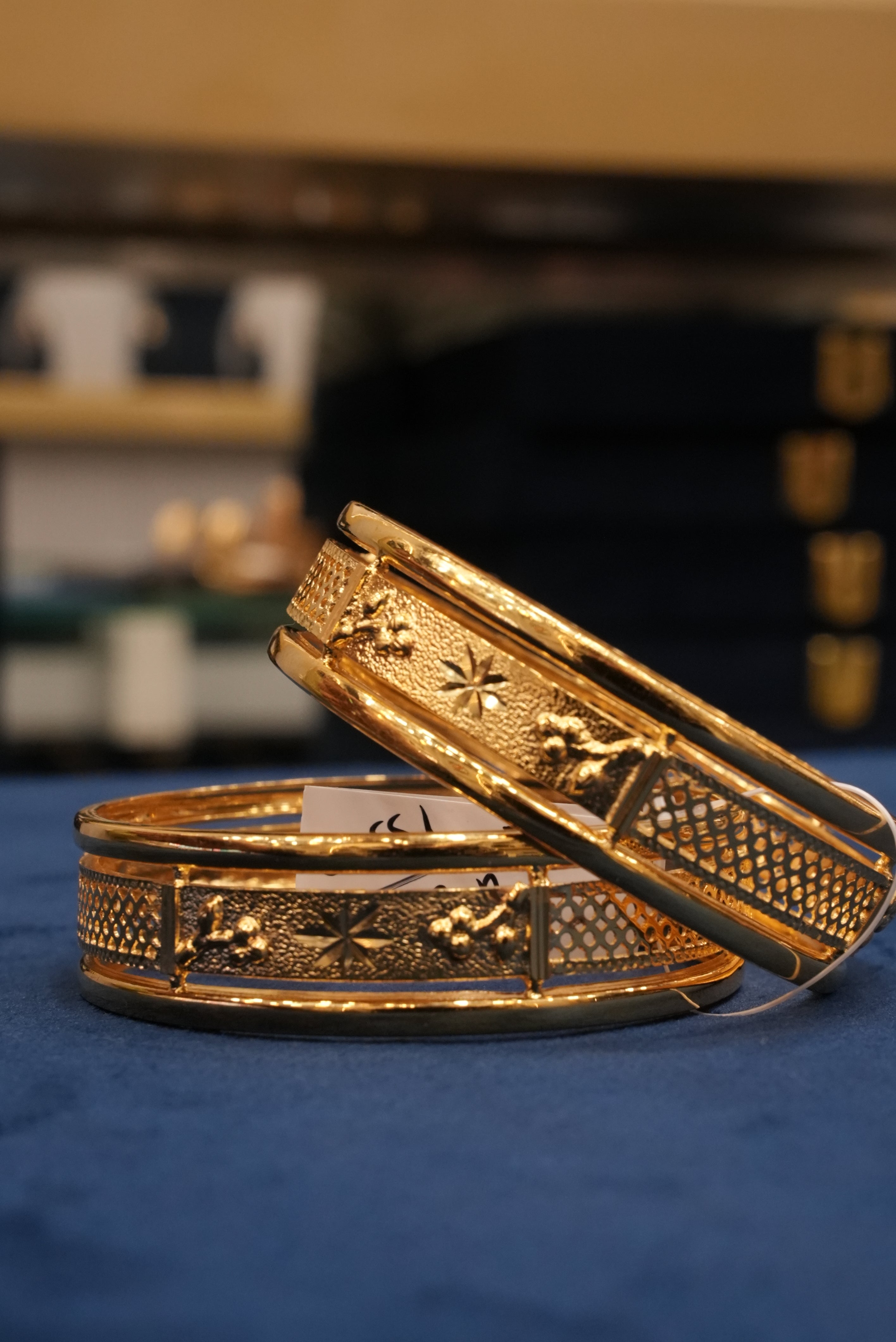 Samriddhi, Bangles & Kadas, Gold Patra demi-fine jewellery, Size 2.8, SKU BK_L_41 image 1
