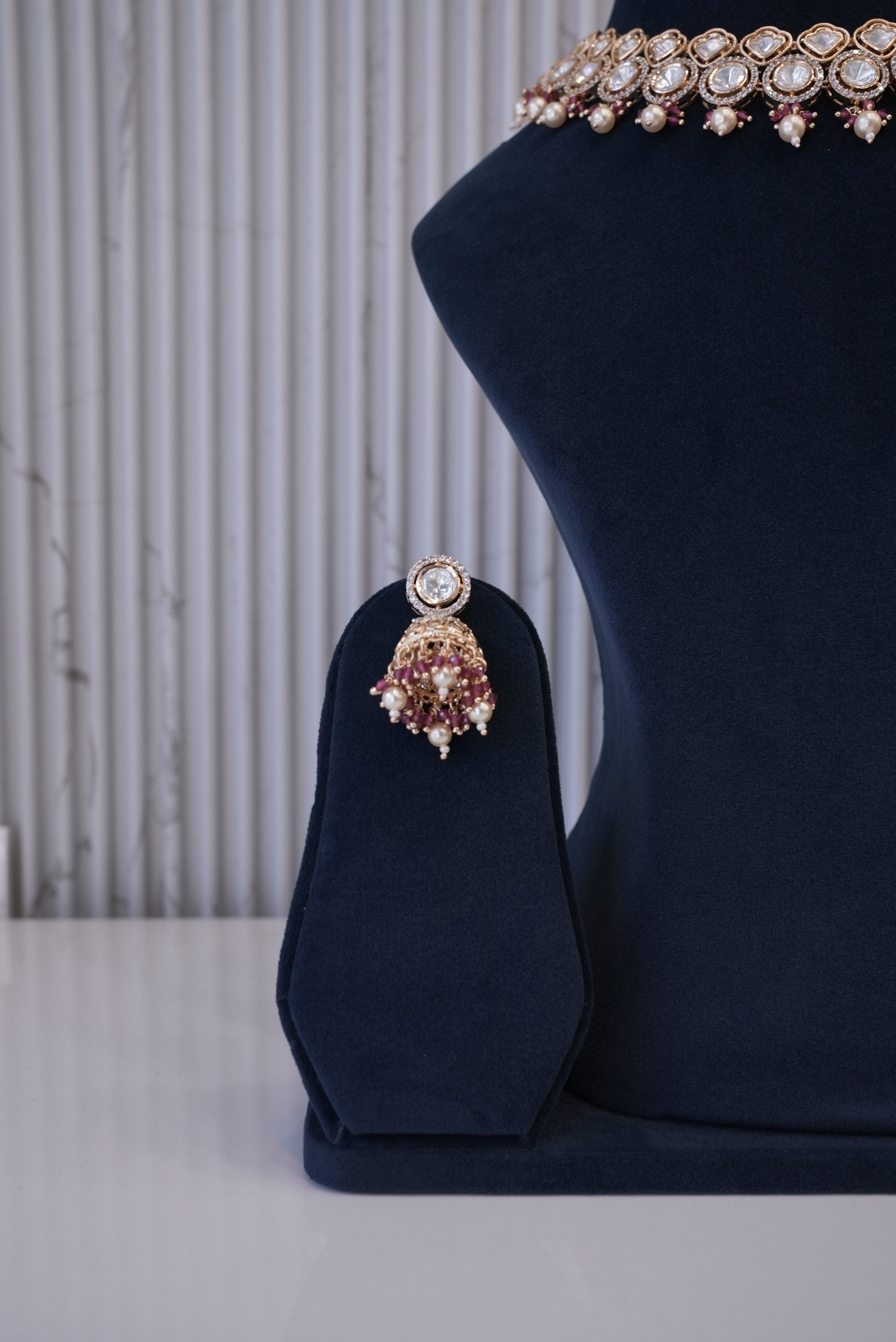 Queen‰۪s Garden, Necklace, Gold Patra demi-fine jewellery, SKU N_KS_7 image 2