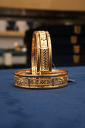 Abhira, Bangles & Kadas, Gold Patra demi-fine jewellery, Size 2.8, SKU BK_L_40 image 0