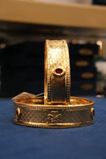 Desi Luxe, Bangles & Kadas, Gold Patra demi-fine jewellery, Size 2.10, SKU BK_L_51 image 0