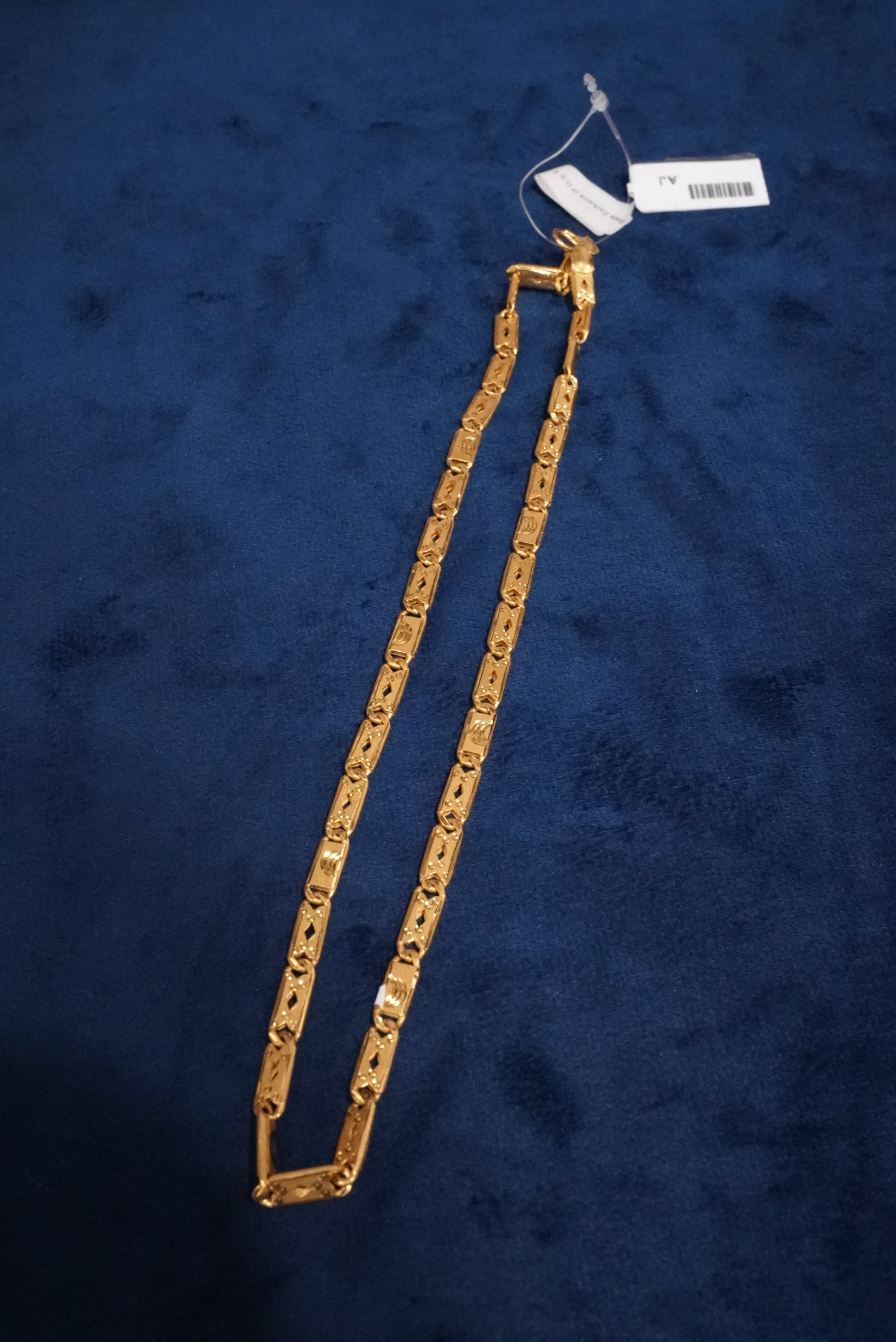 Royal Bling, Chains, Gold Patra demi-fine jewellery, Size 20 inches, SKU CH_G_9 image 1