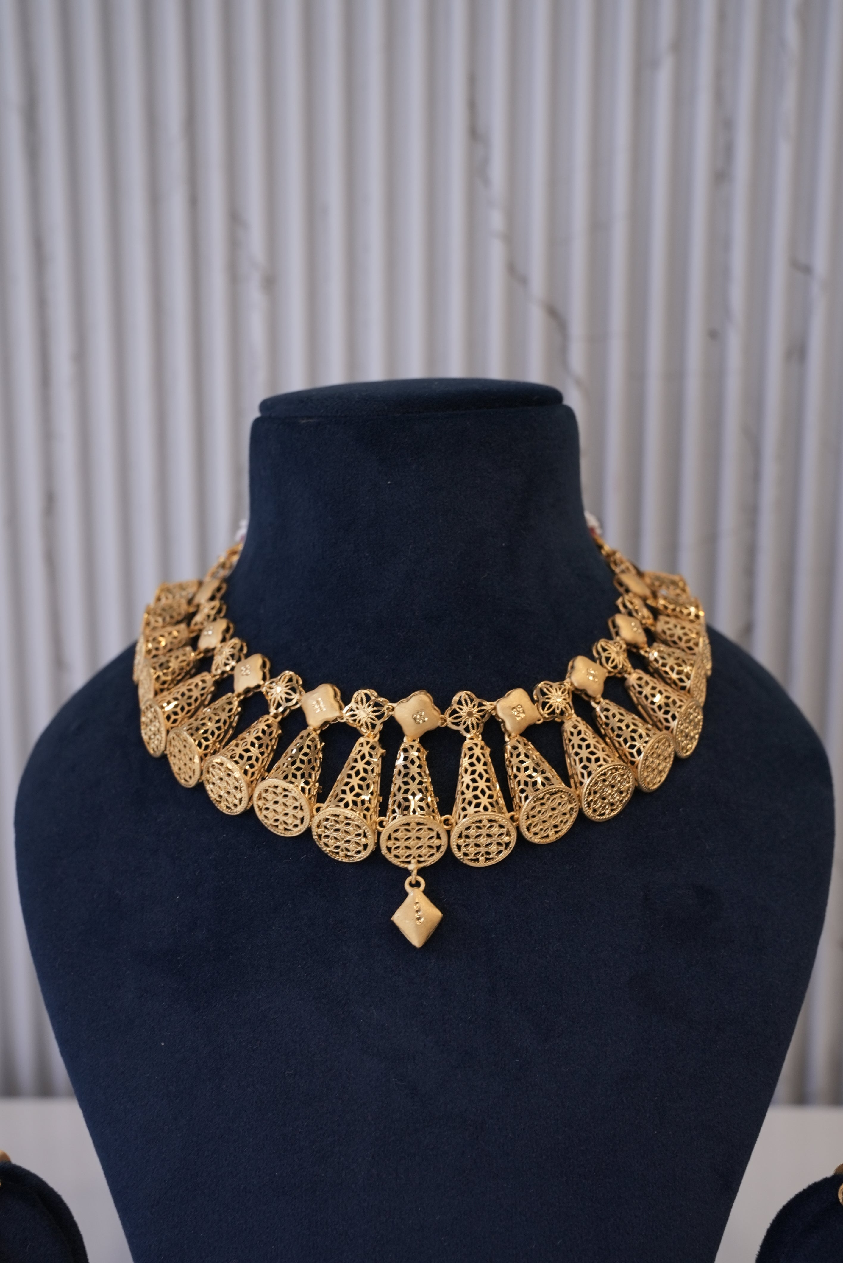 Ottoman Grace, Necklace, Gold Patra demi-fine jewellery, SKU N_TK_1 image 1