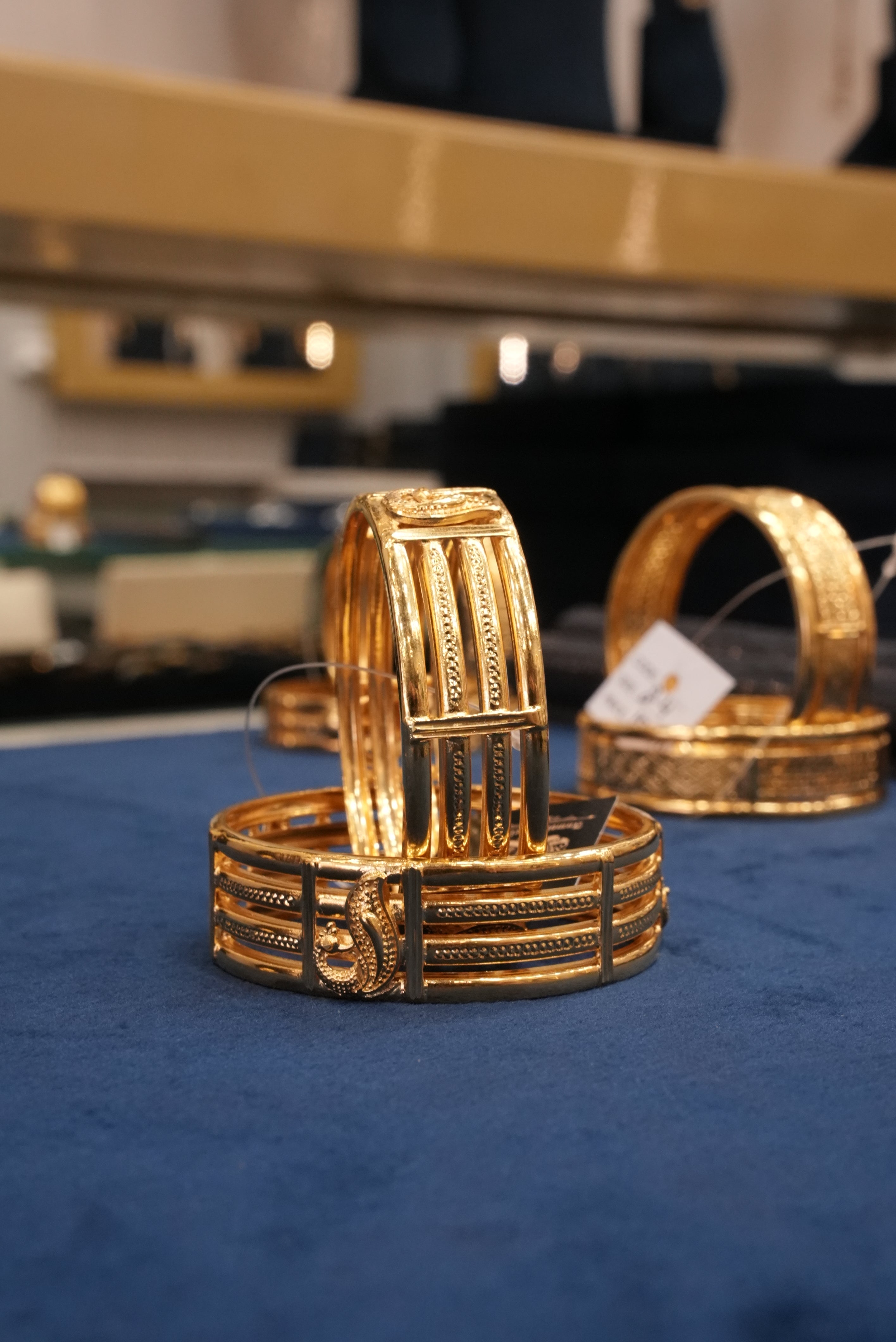 Saanvi Edge, Bangles & Kadas, Gold Patra demi-fine jewellery, Size 2.4, SKU BK_L_2 image 0