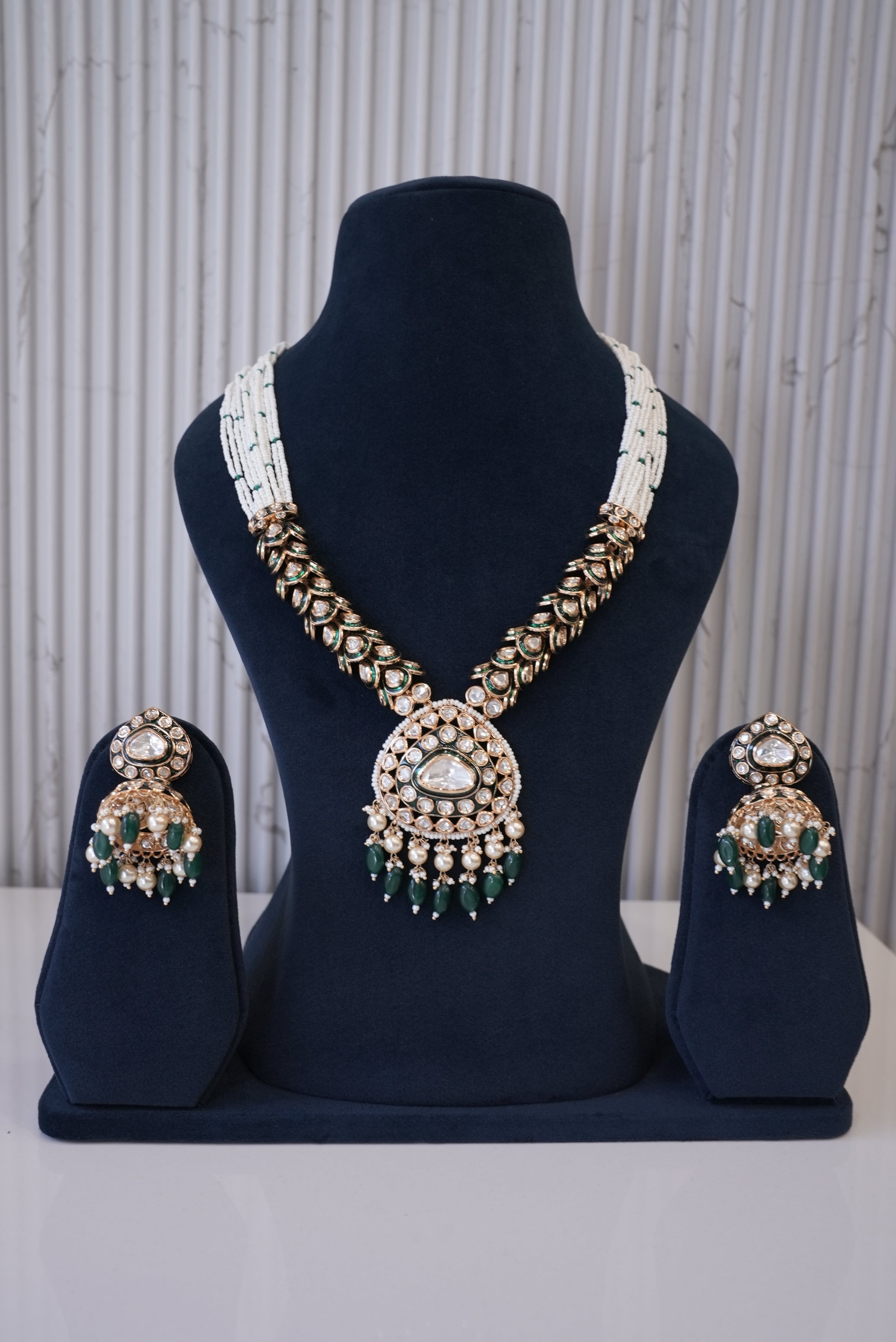 Rajkumari, Necklace, Gold Patra demi-fine jewellery, SKU N_KS_2 image 0