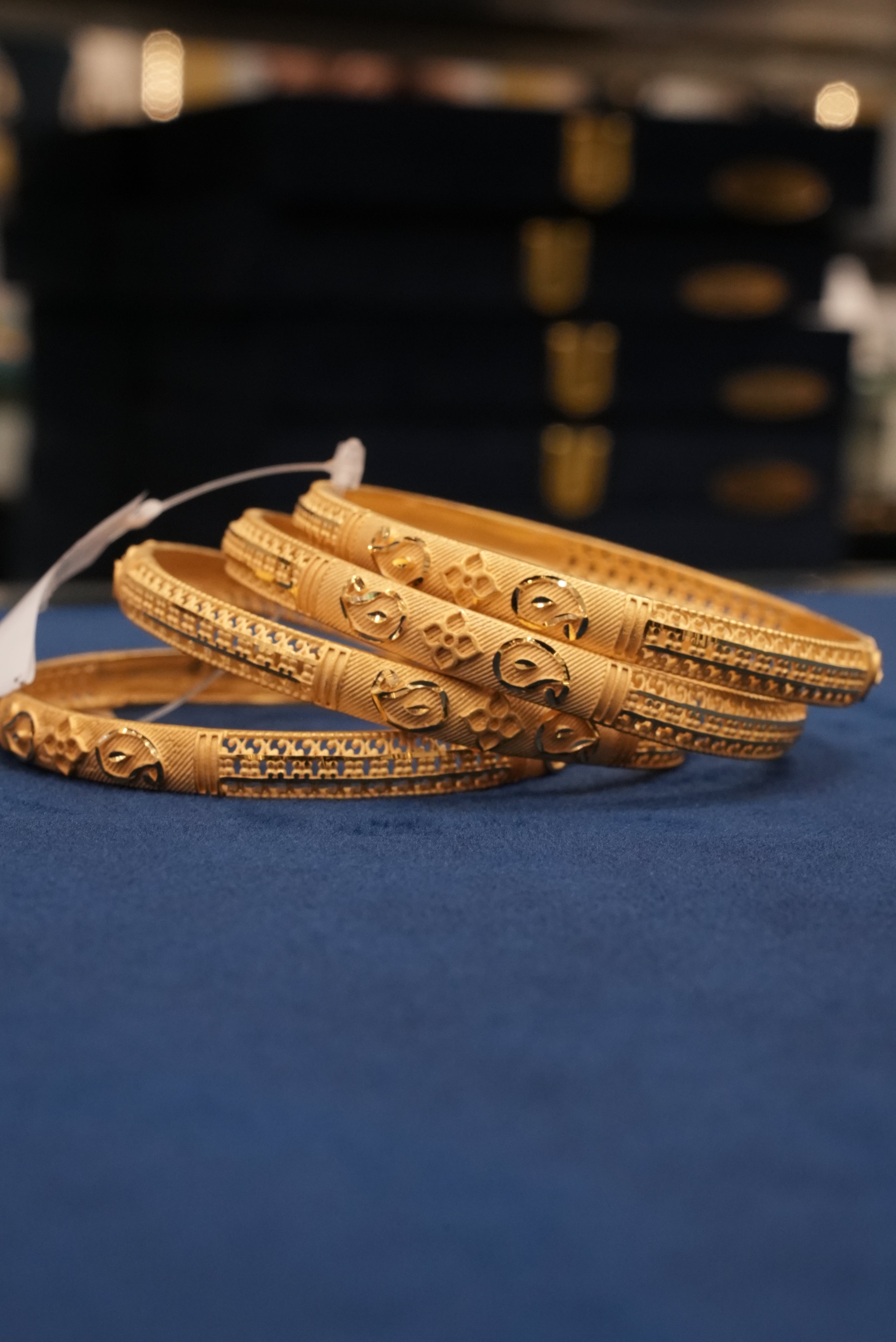 Luminous Veil, Bangles & Kadas, Gold Patra demi-fine jewellery, Size 2.10, SKU BK_L_67 image 0