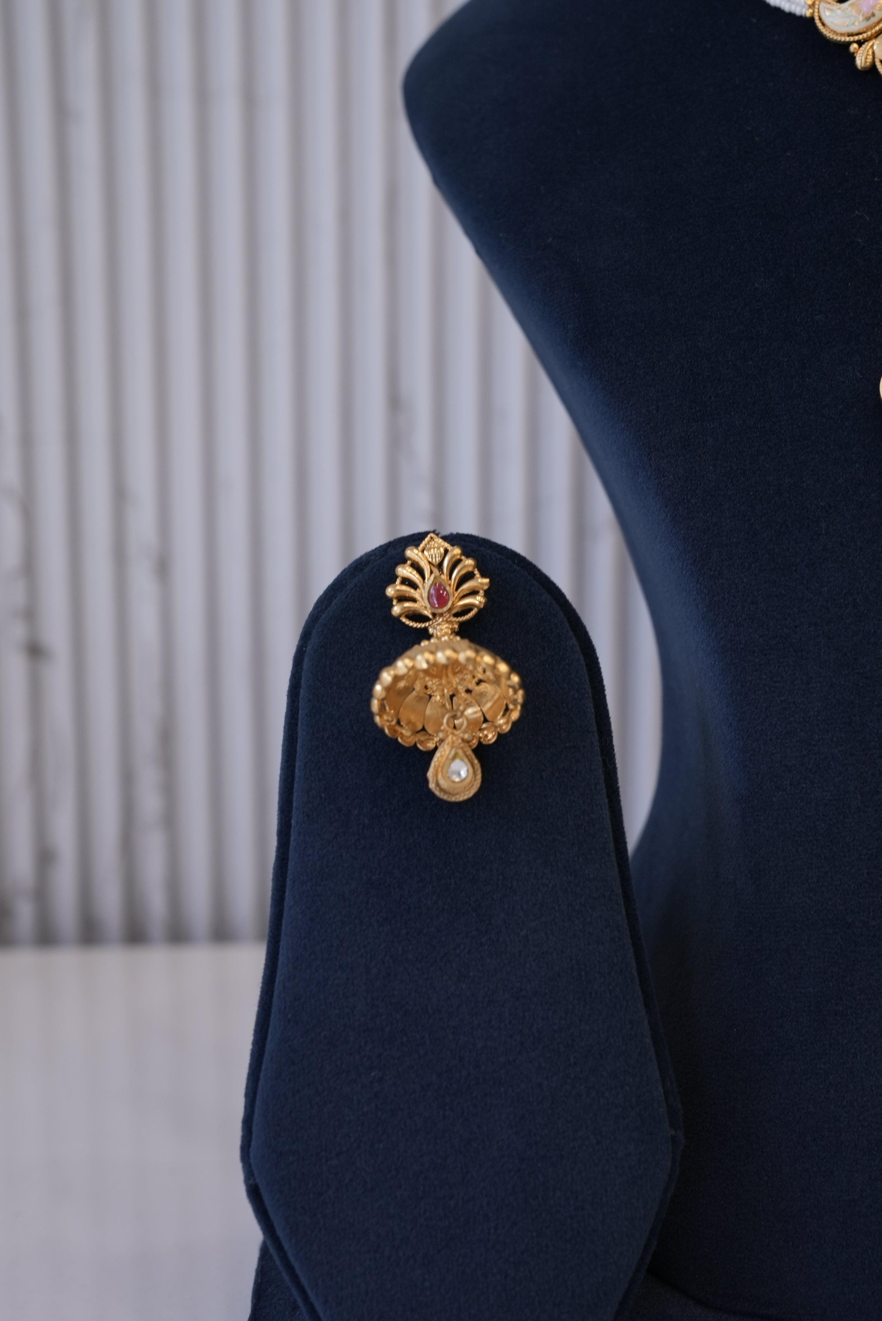 Heritage Glow, Necklace, Gold Patra demi-fine jewellery, SKU N_AS_1 image 2