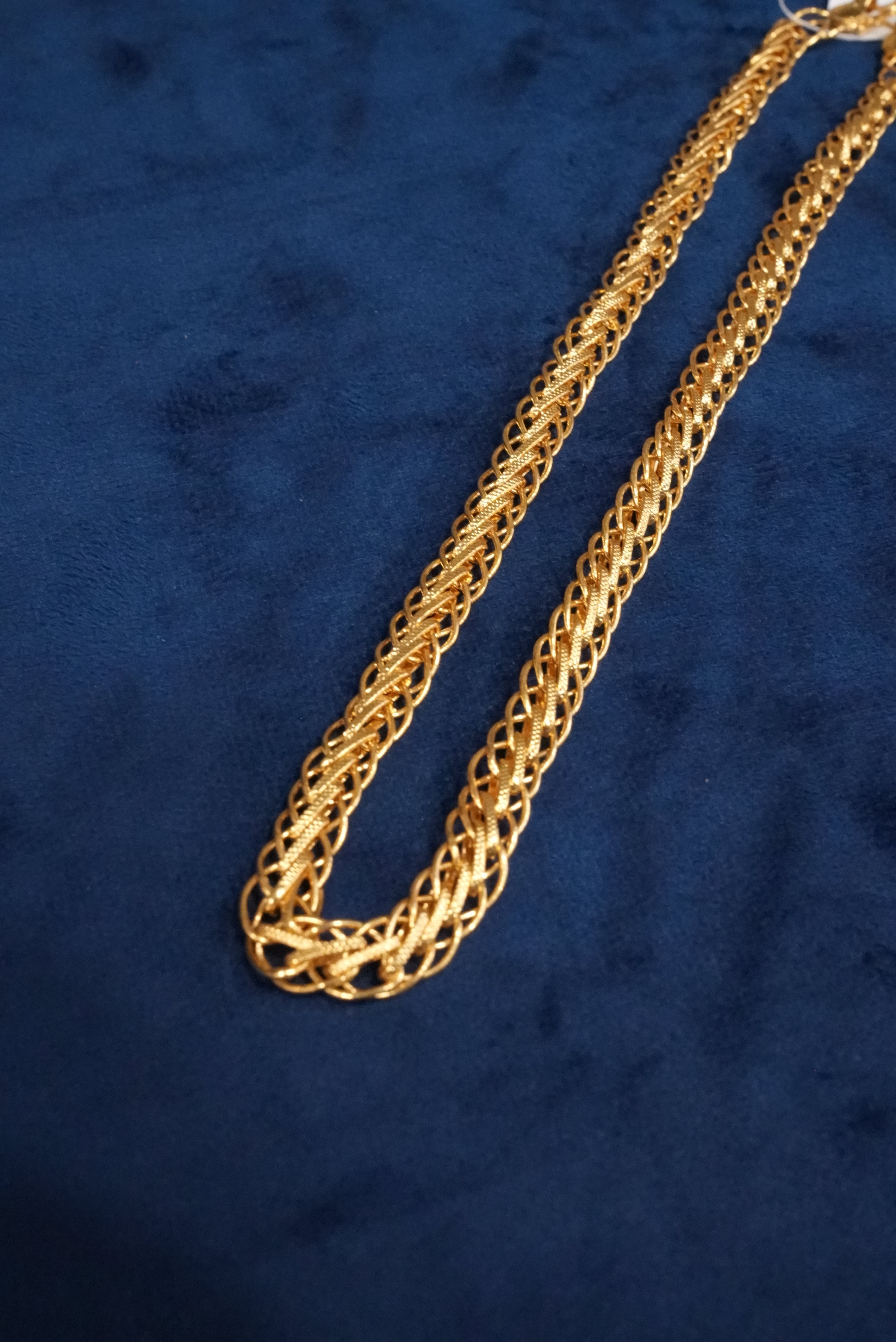 Night Gold, Chains, Gold Patra demi-fine jewellery, Size 20 inches, SKU CH_G_10 image 2