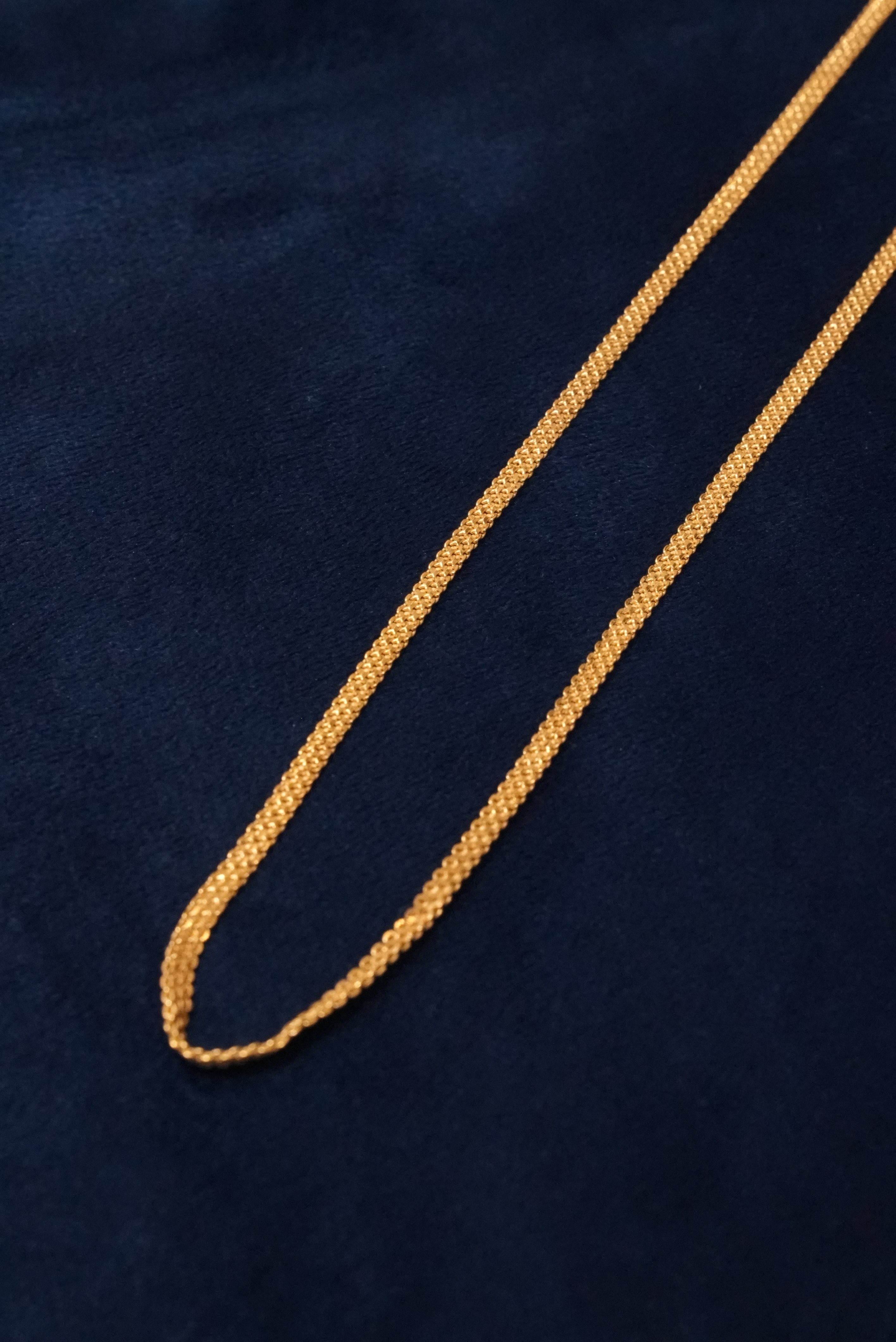 Velvet Gold, Chains, Gold Patra demi-fine jewellery, Size 22 inches, SKU CH_L_11 image 2