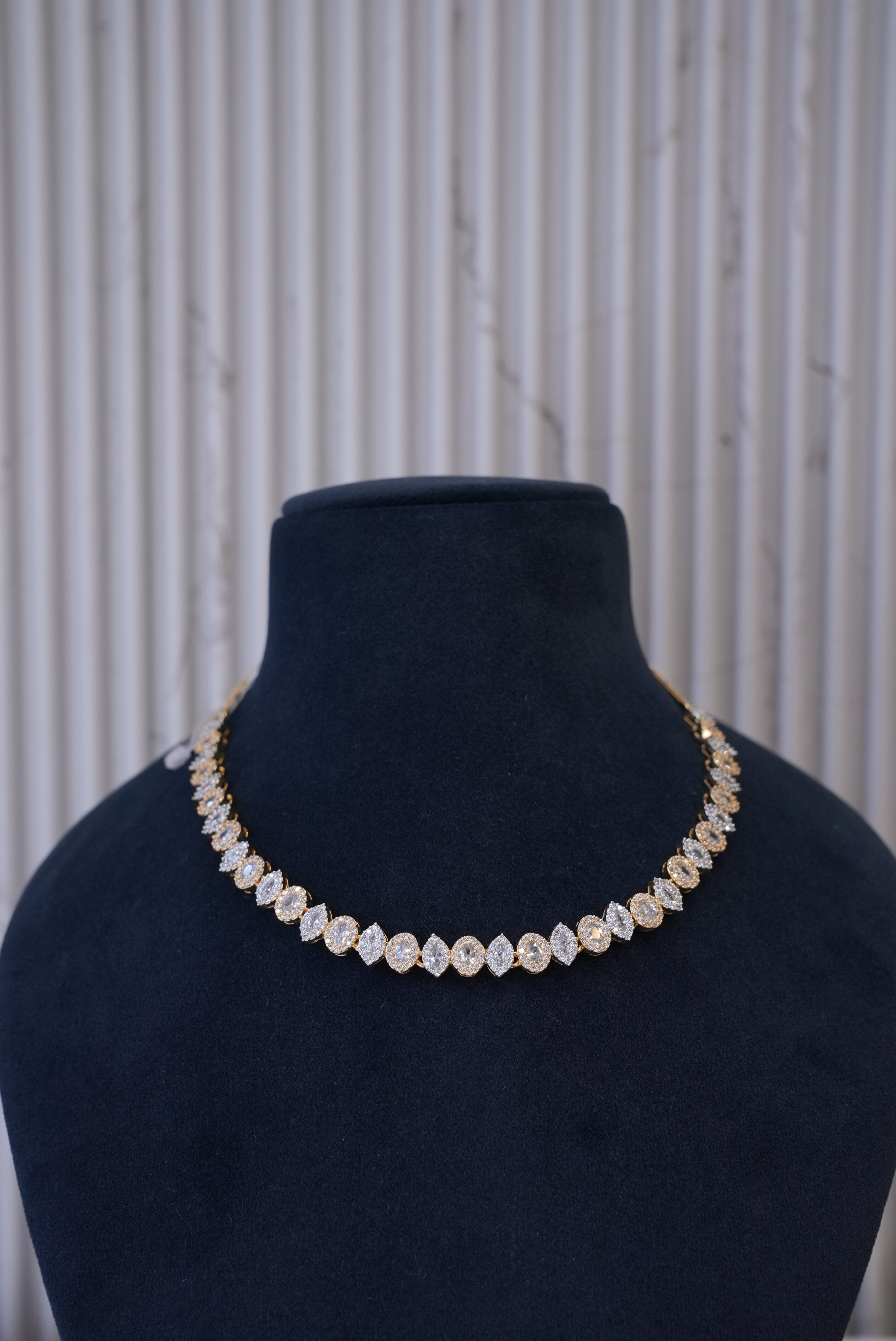 Radiant Charm, Necklace, Gold Patra demi-fine jewellery, SKU N_D_3 image 1