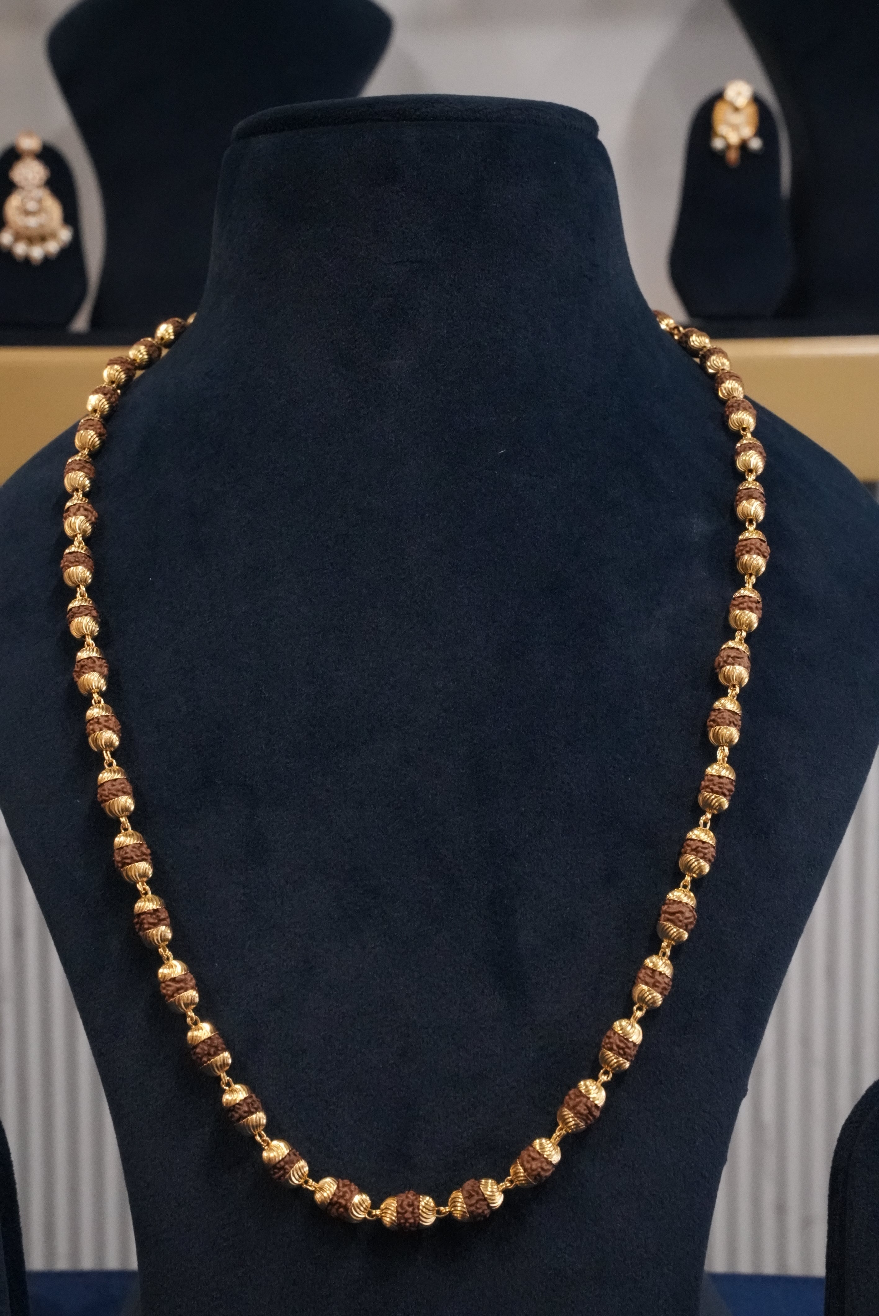 Rudra Link, Chains, Gold Patra demi-fine jewellery, Size 24 inches, SKU CH_G_7 image 0