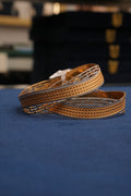 Radiant Halo, Bangles & Kadas, Gold Patra demi-fine jewellery, Size 2.10, SKU BK_L_68 image 0