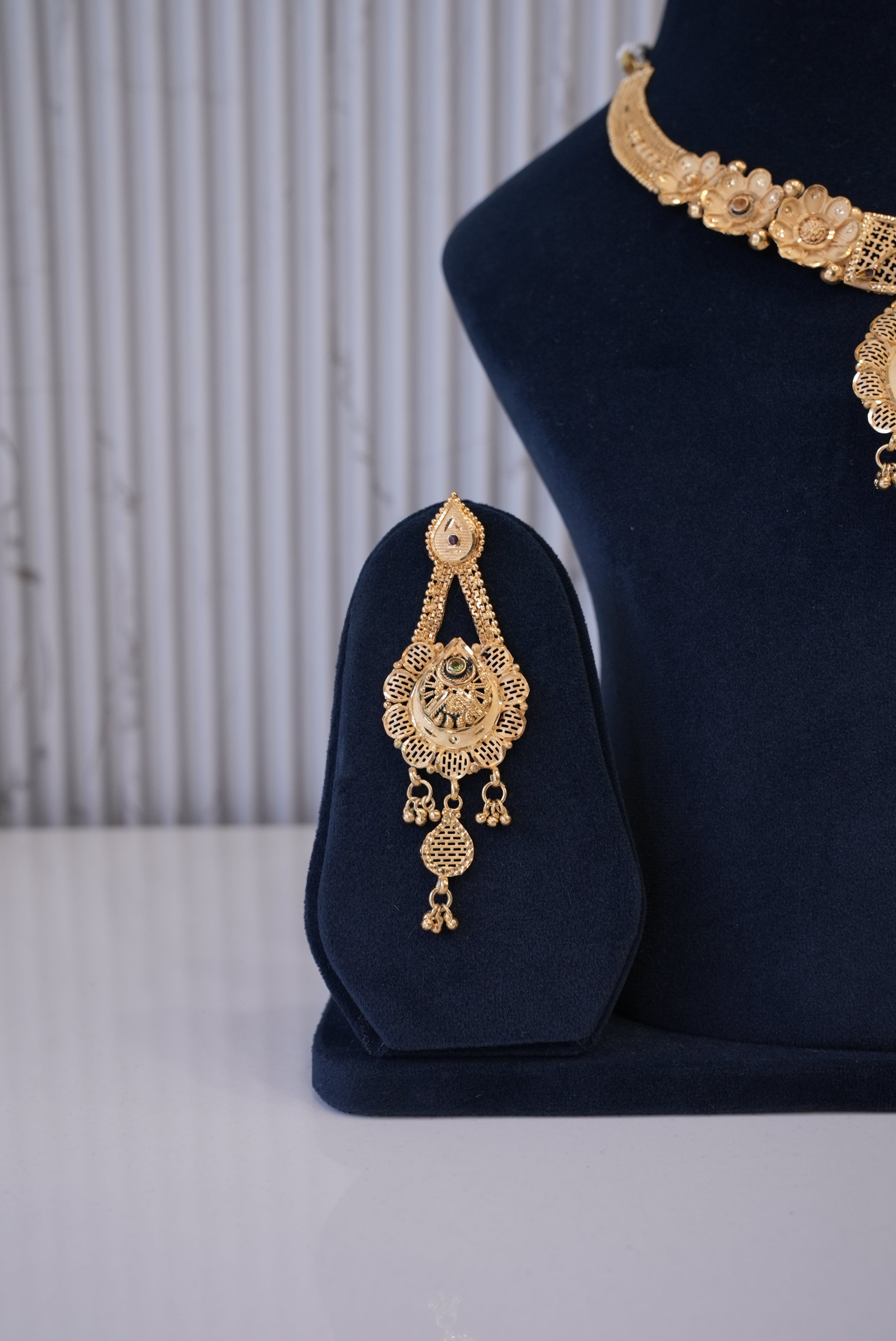 Desert Bloom, Necklace, Gold Patra demi-fine jewellery, SKU N_TK_5 image 2