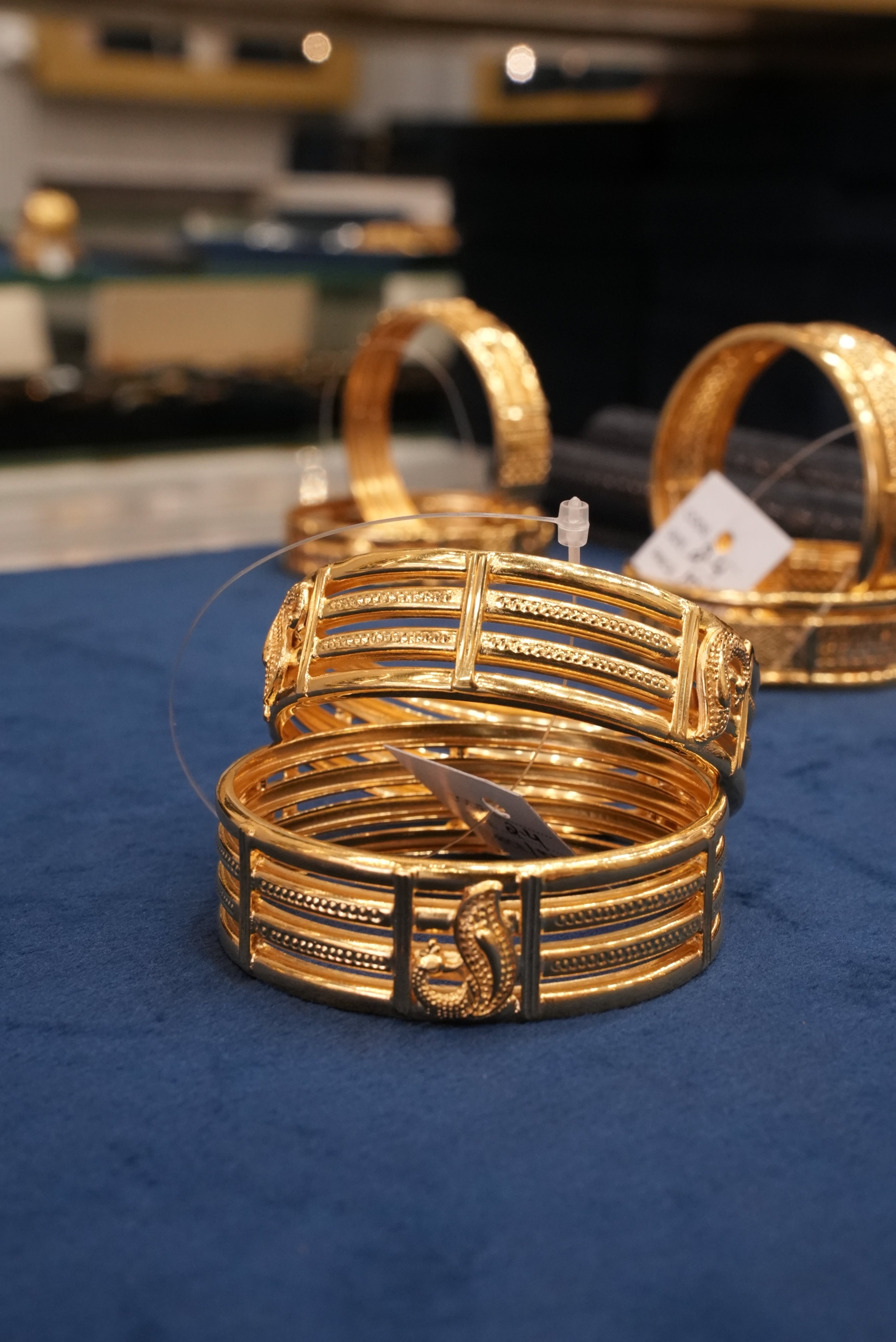 Saanvi Edge, Bangles & Kadas, Gold Patra demi-fine jewellery, Size 2.4, SKU BK_L_2 image 1