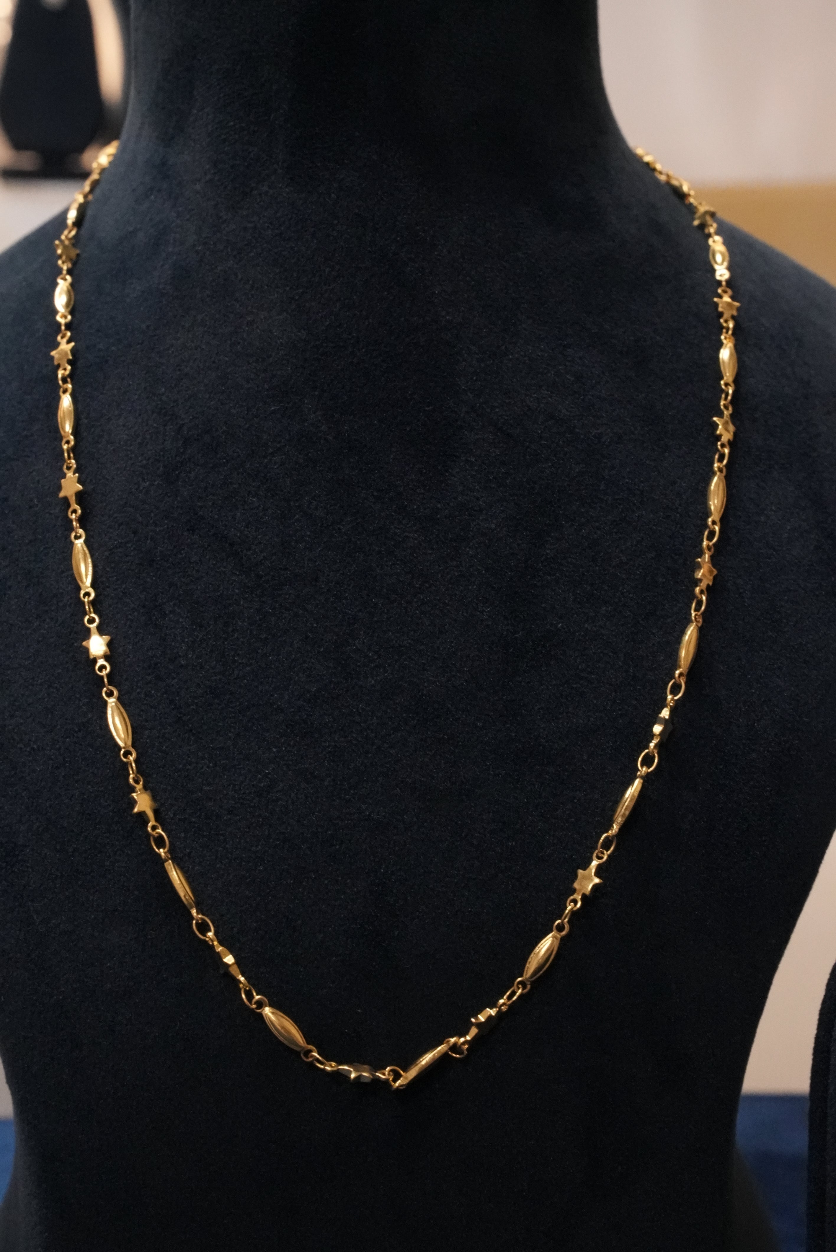 Royal Glow, Chains, Gold Patra demi-fine jewellery, SKU CH_L_9 image 0