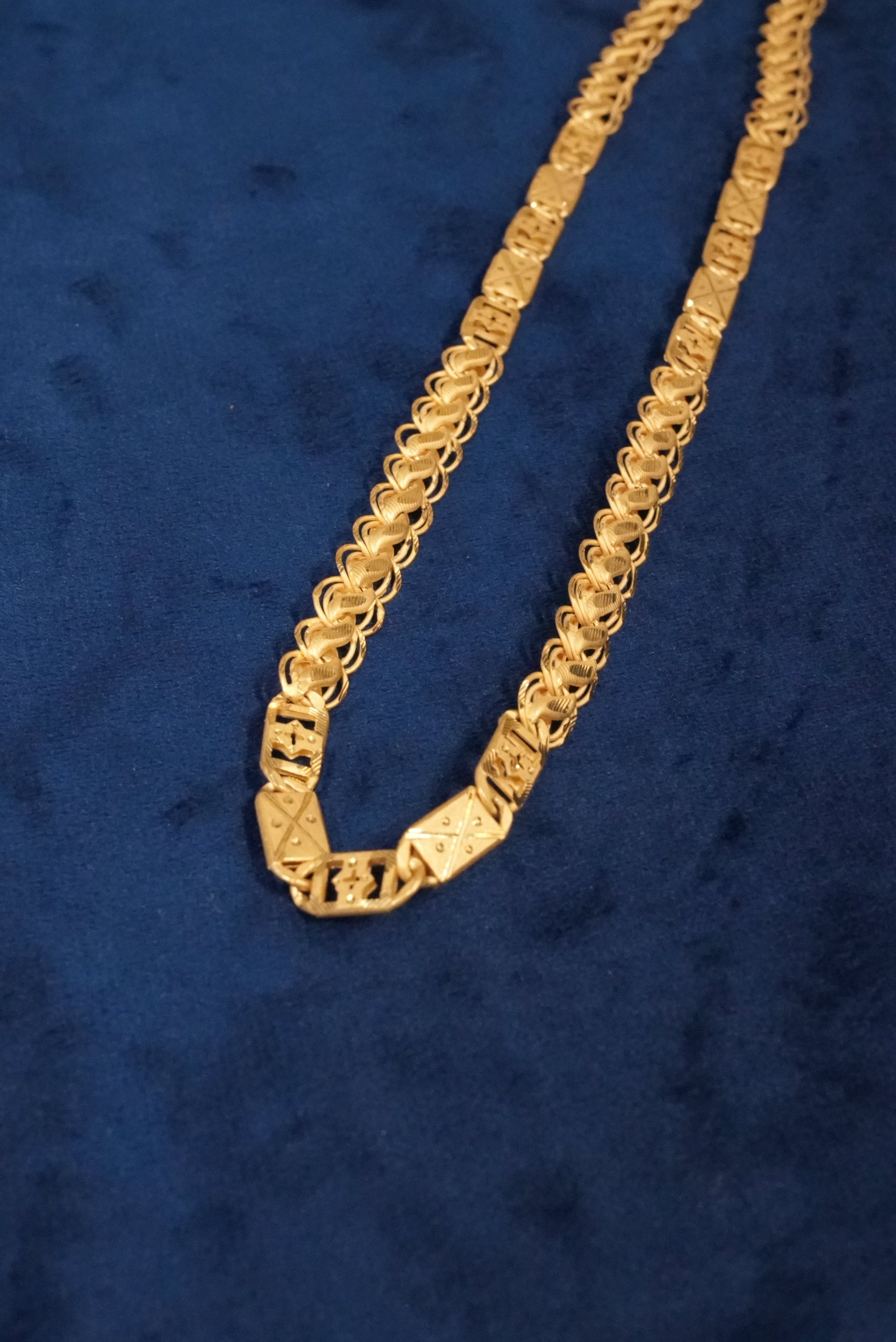 Regal Thread, Chains, Gold Patra demi-fine jewellery, Size 20 inches, SKU CH_G_3 image 2