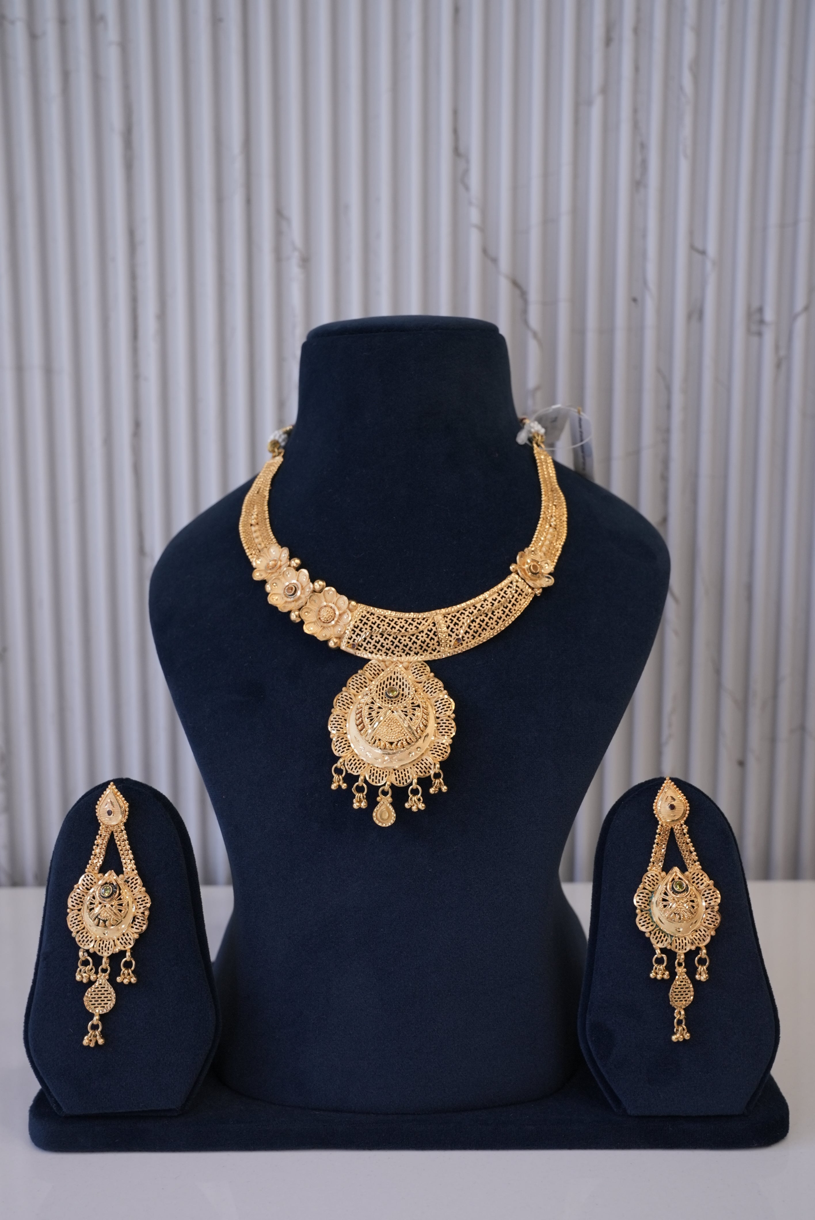 Desert Bloom, Necklace, Gold Patra demi-fine jewellery, SKU N_TK_5 image 0