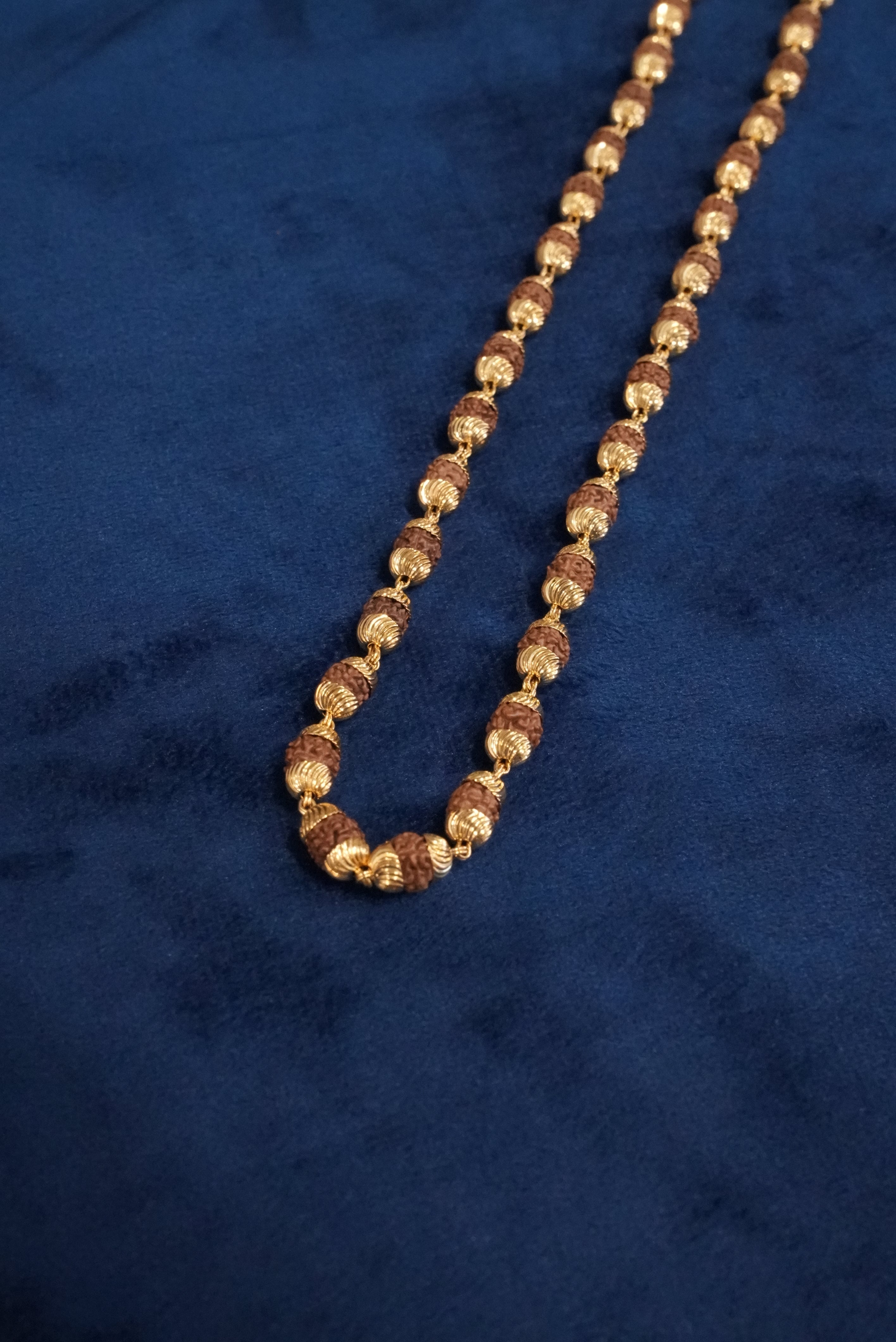 Rudra Link, Chains, Gold Patra demi-fine jewellery, Size 24 inches, SKU CH_G_7 image 2