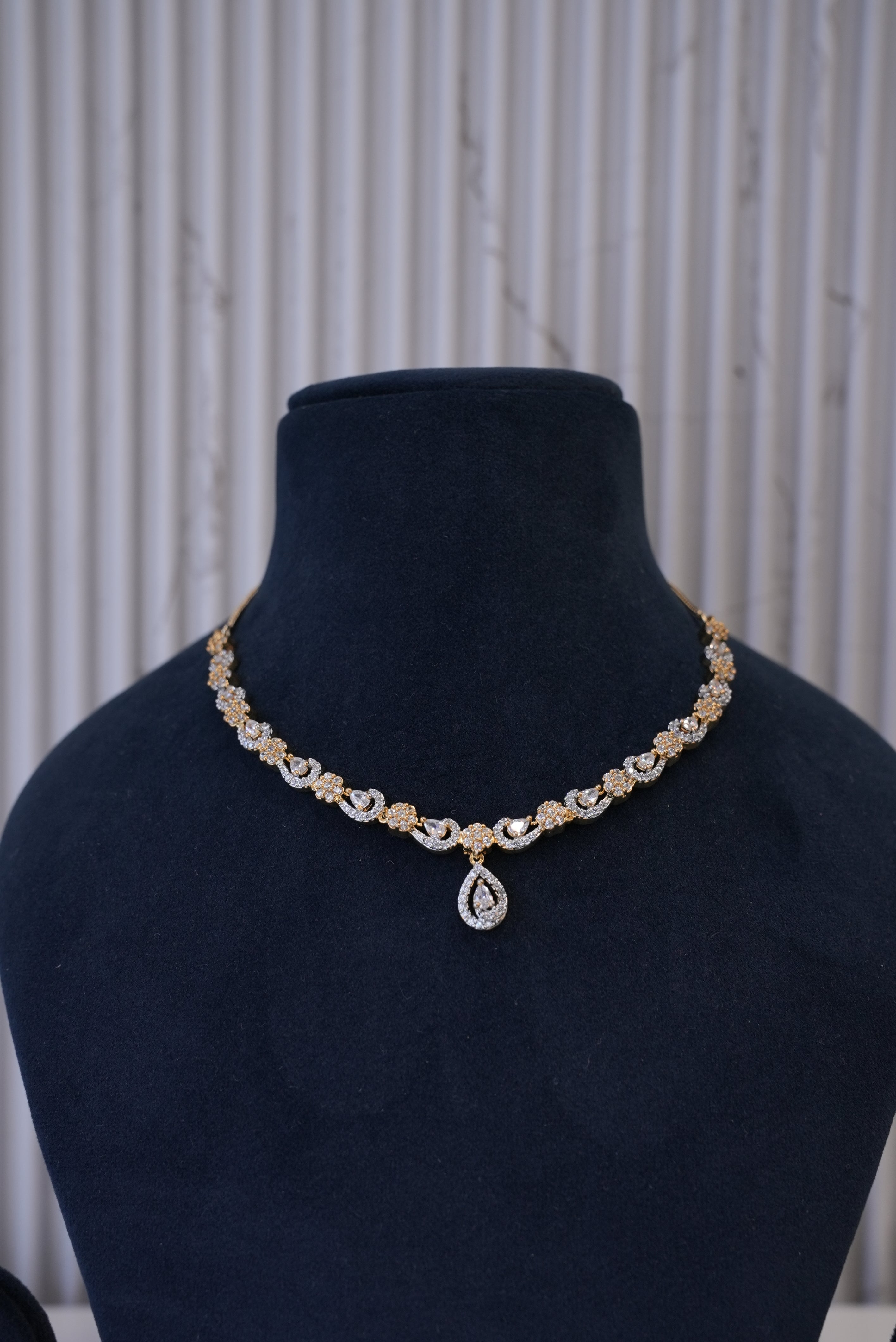 The Glam Edit, Necklace, Gold Patra demi-fine jewellery, SKU N_D_14 image 1