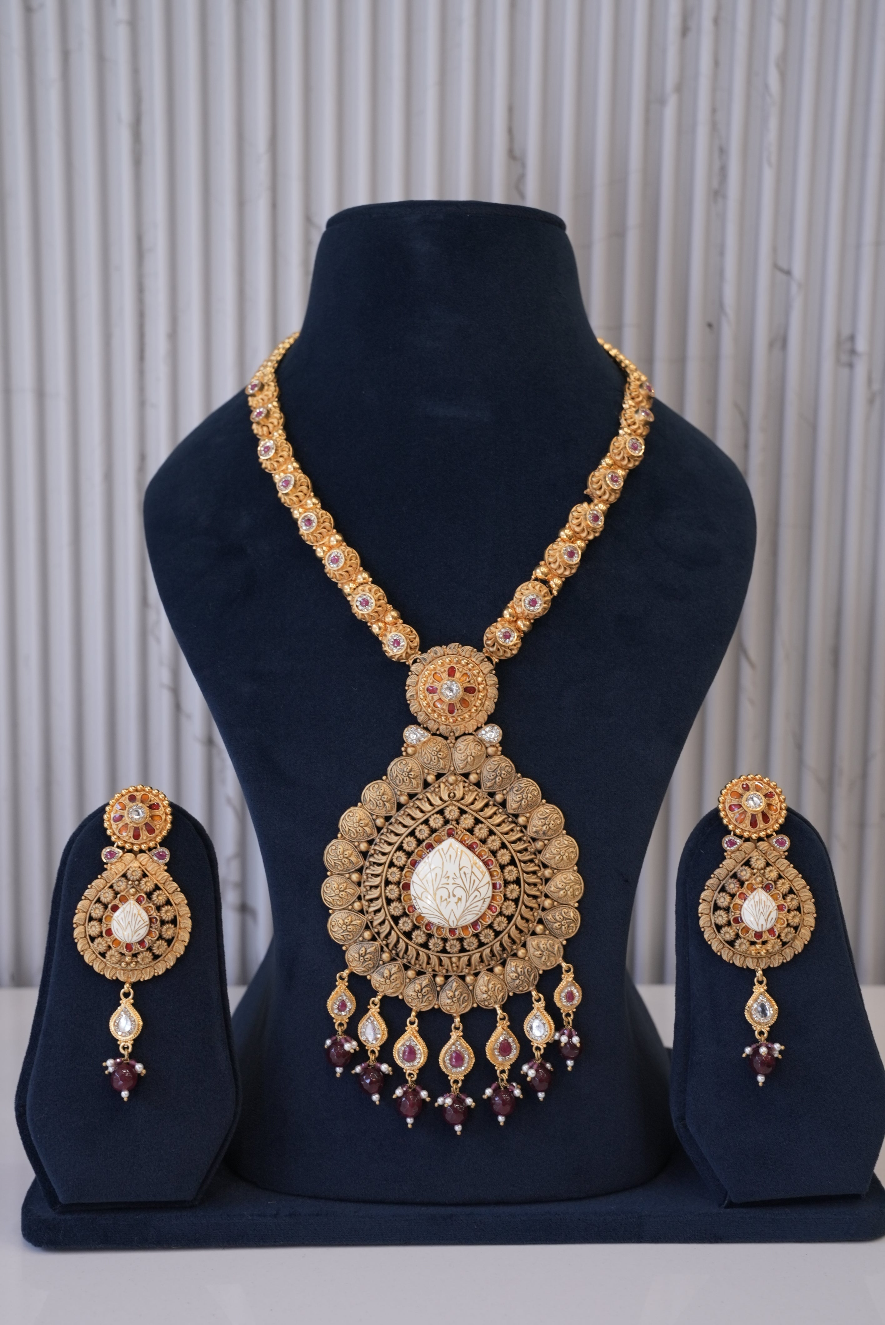 The Royal Vow, Necklace, Gold Patra demi-fine jewellery, SKU N_BS_1 image 0