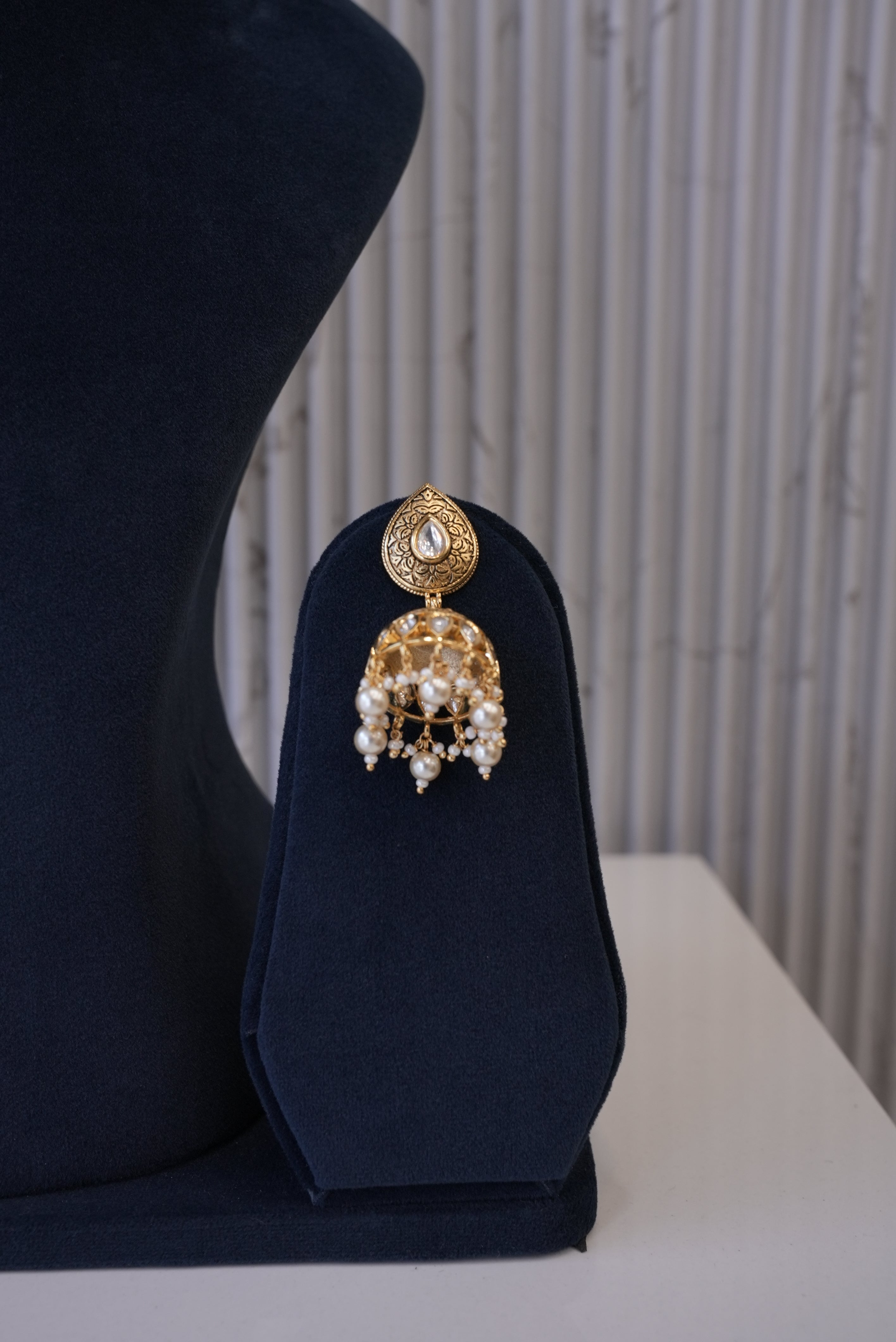 Rani Sa Set, Necklace, Gold Patra demi-fine jewellery, SKU N_BS_6 image 3