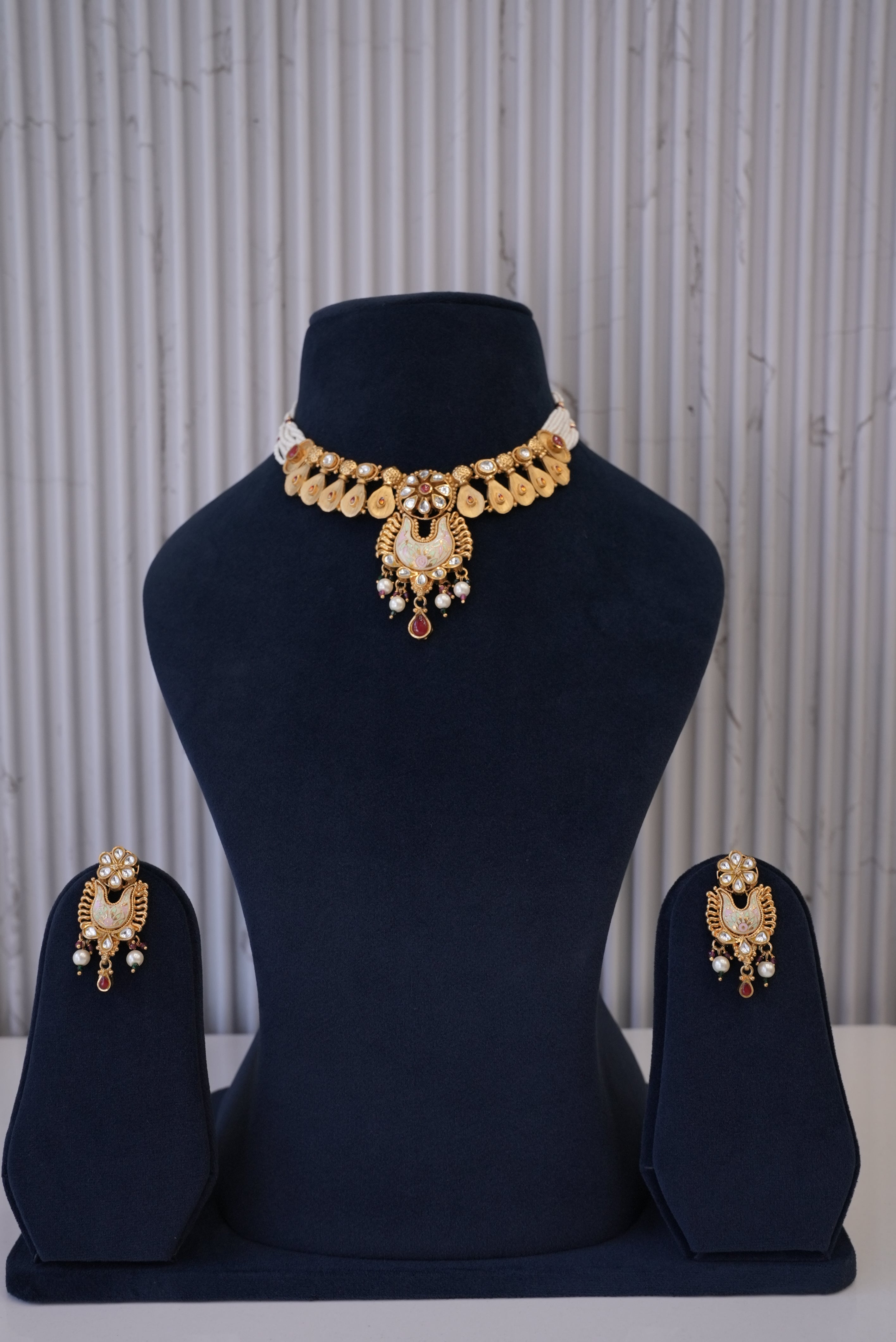 Golden Heirloom, Necklace, Gold Patra demi-fine jewellery, SKU N_AS_4 image 0
