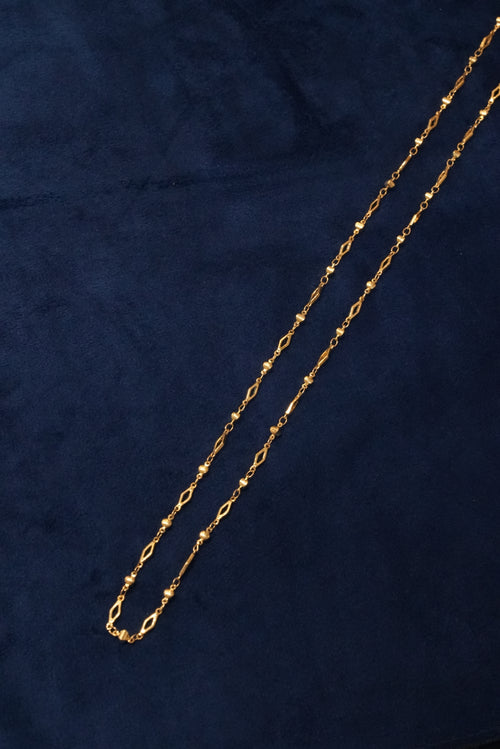 Classic Glow, Chains, Gold Patra demi-fine jewellery, SKU CH_L_19 image 1