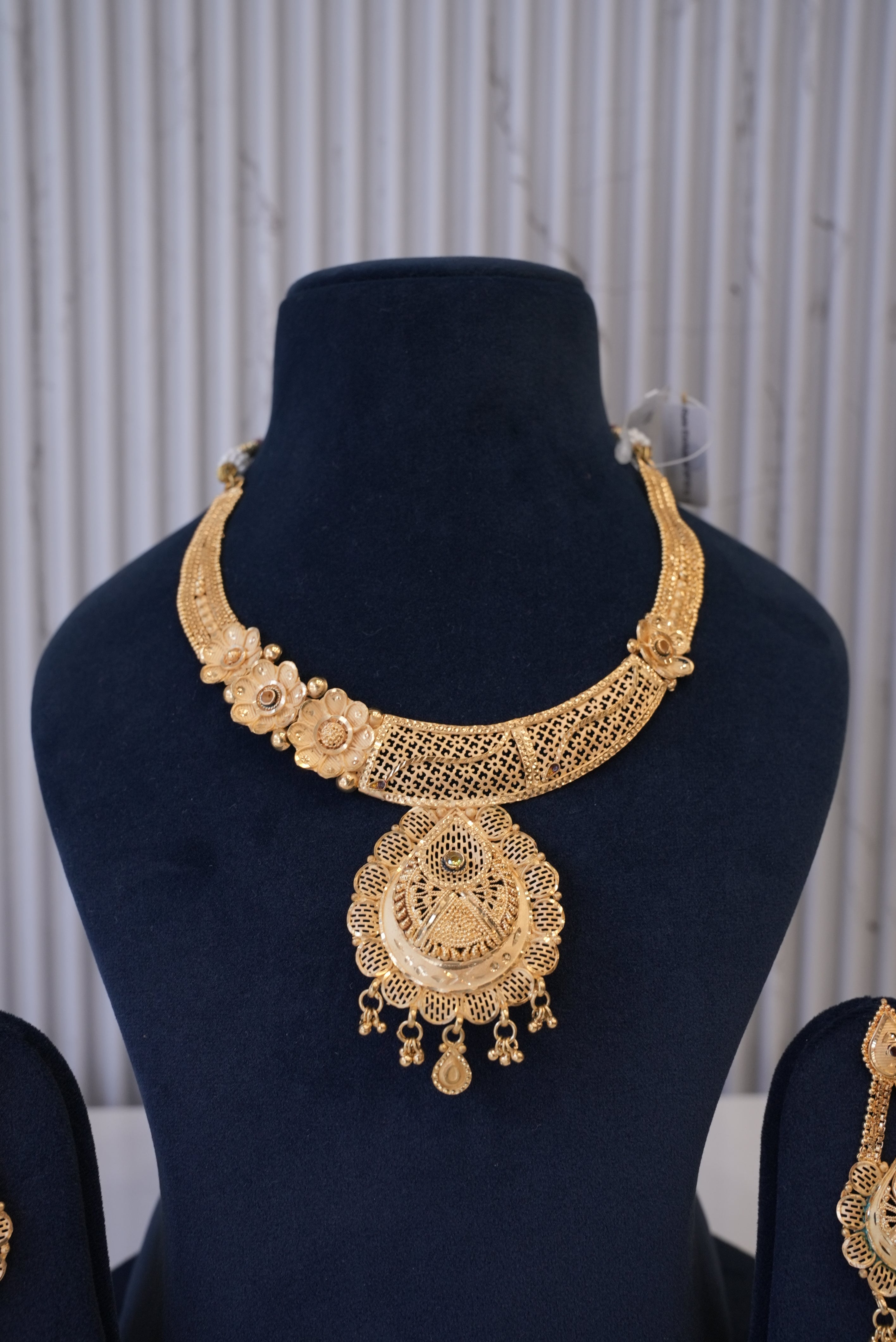 Desert Bloom, Necklace, Gold Patra demi-fine jewellery, SKU N_TK_5 image 1