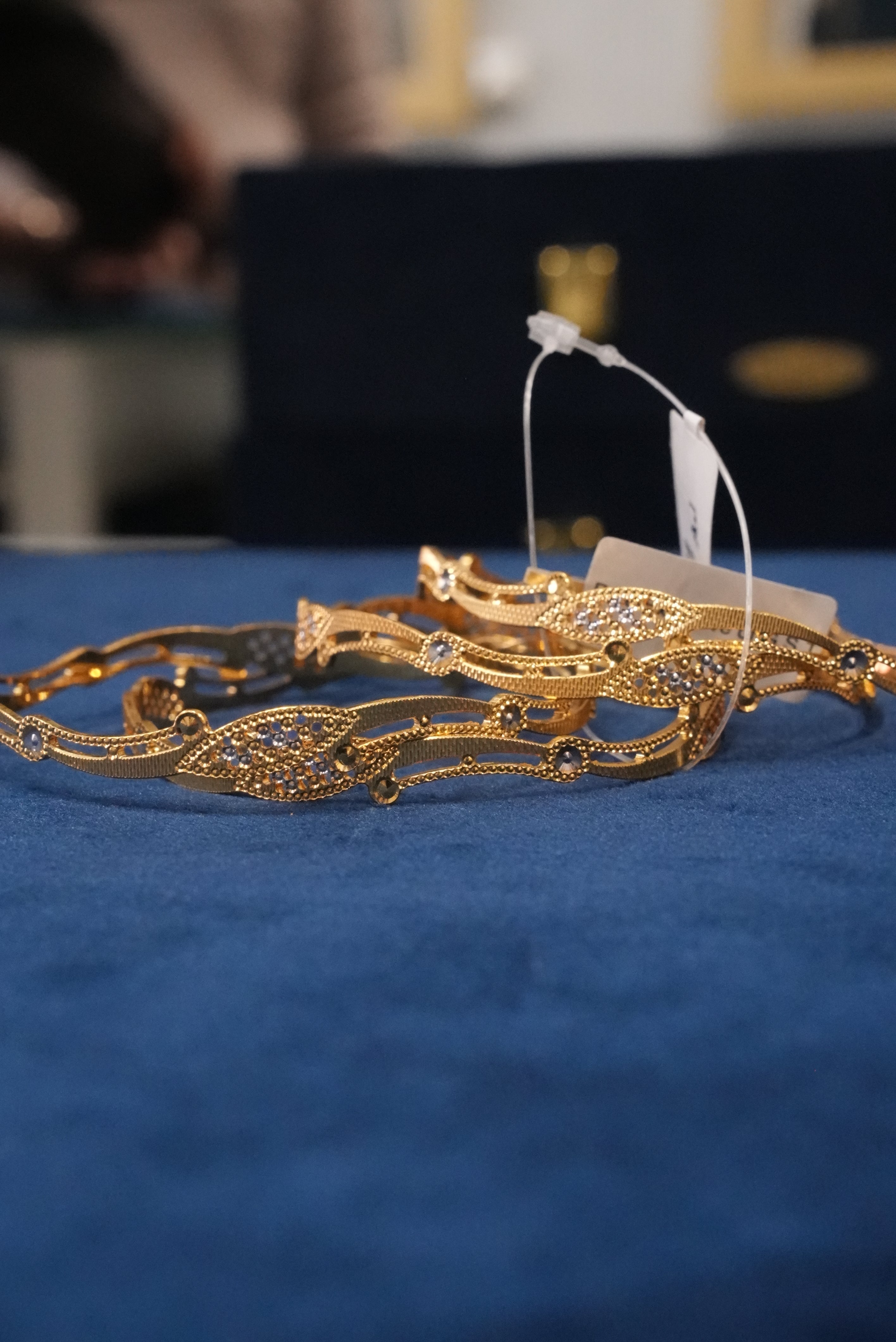 Suhaag Subah, Bangles & Kadas, Gold Patra demi-fine jewellery, Size 2.10, SKU BK_L_142 image 2