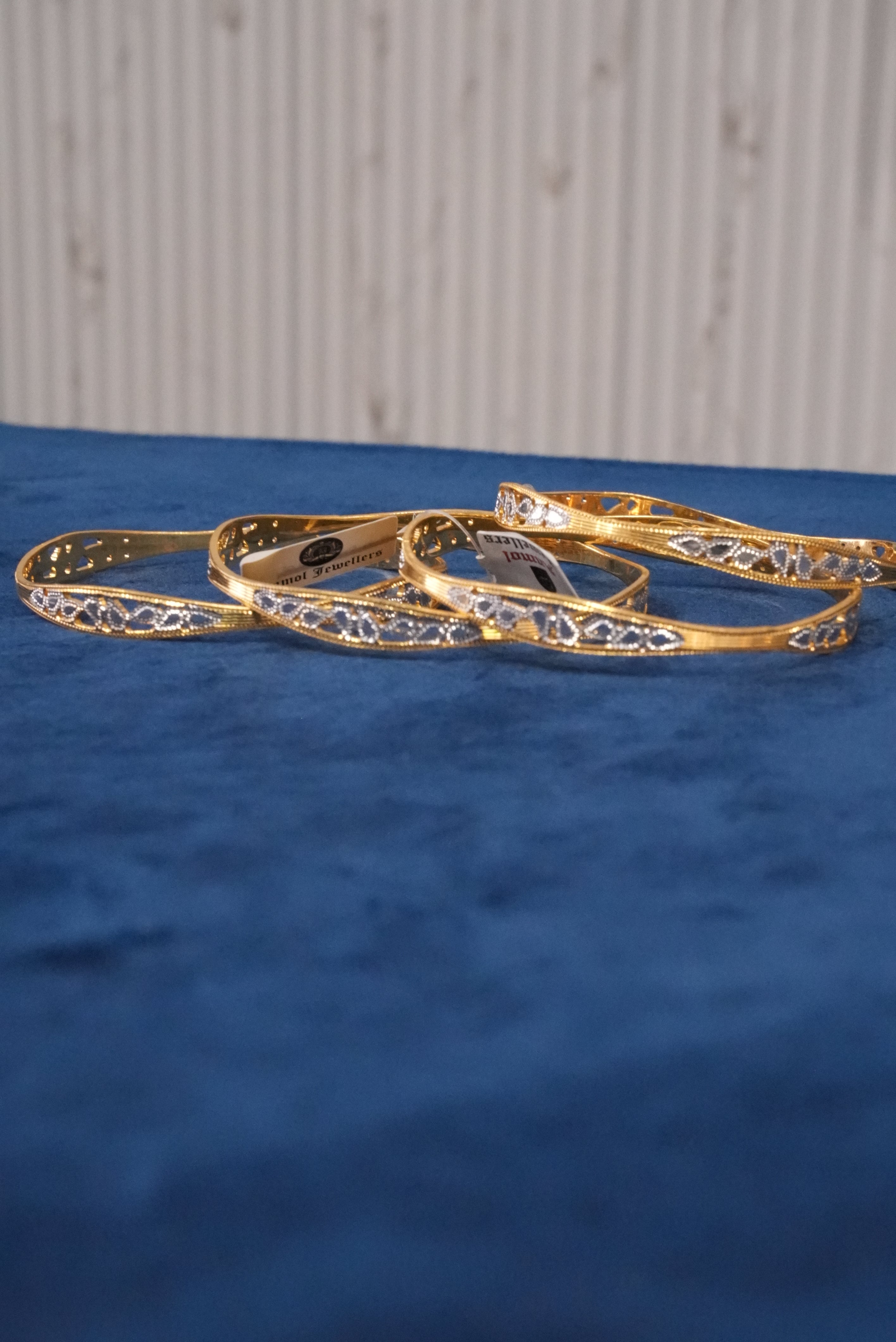 Kalash Chamak, Bangles & Kadas, Gold Patra demi-fine jewellery, Size 2.12, SKU BK_L_144 image 2