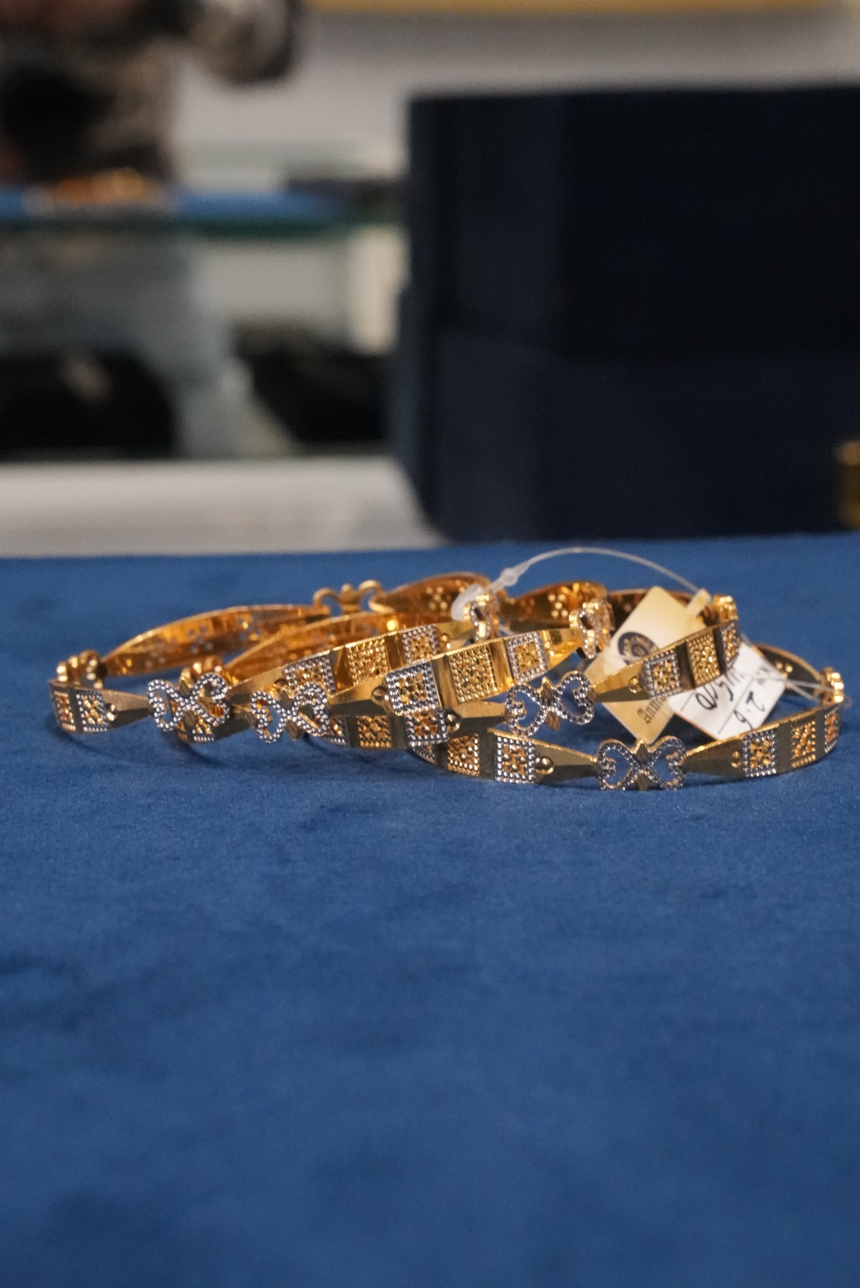 Vivaah Jhalak, Bangles & Kadas, Gold Patra demi-fine jewellery, Size 2.6, SKU BK_L_145 image 2