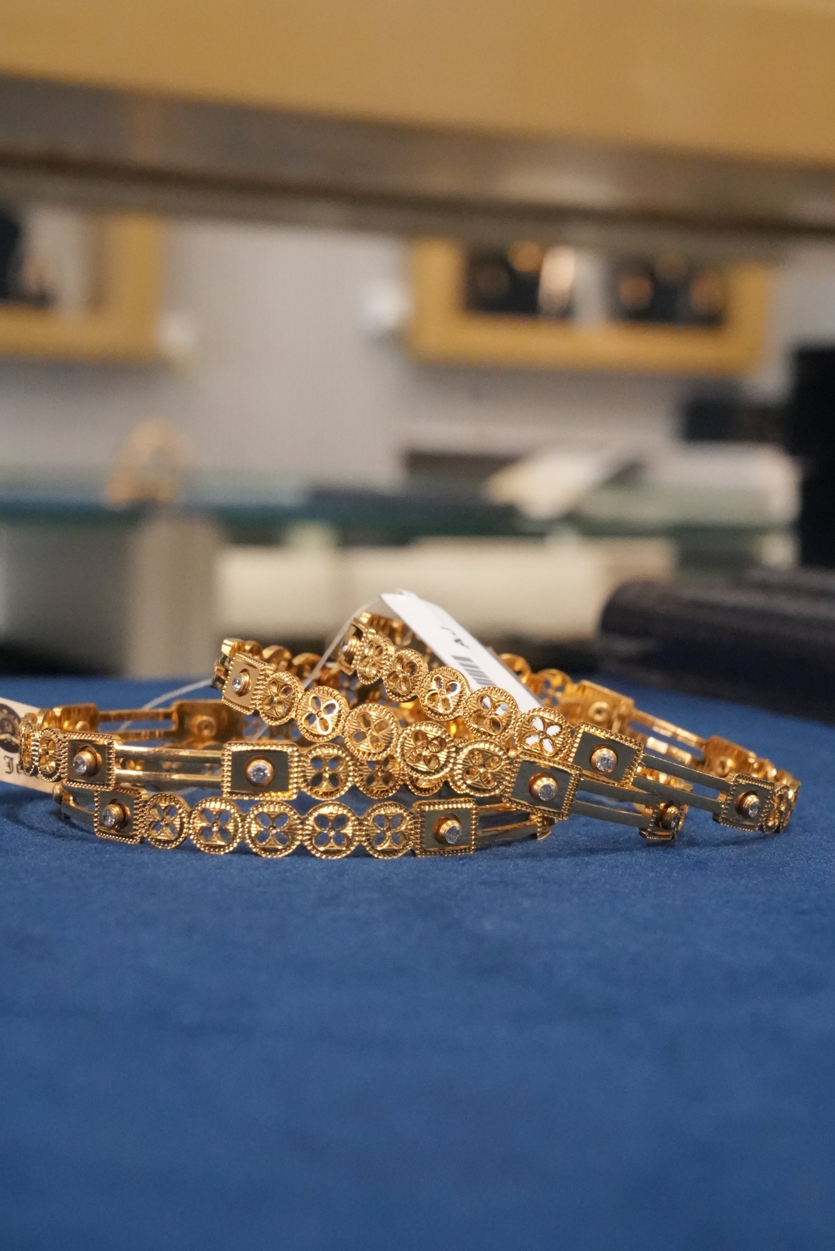 Basant Sargam, Bangles & Kadas, Gold Patra demi-fine jewellery, Size 2.8, SKU BK_L_150 image 0