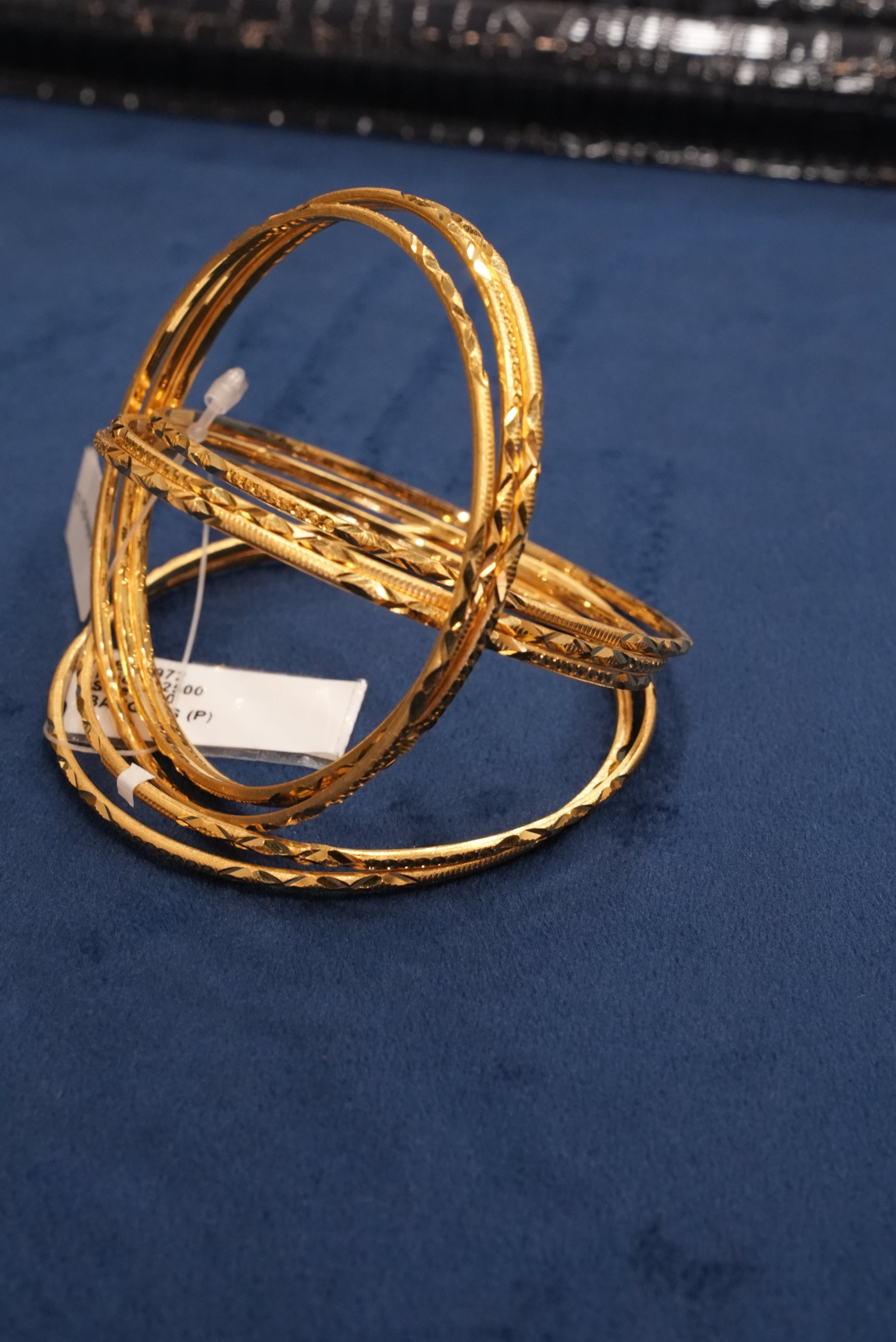 Samyog Nirmal, Bangles & Kadas, Gold Patra demi-fine jewellery, Size 2.10, SKU BK_L_158 image 1