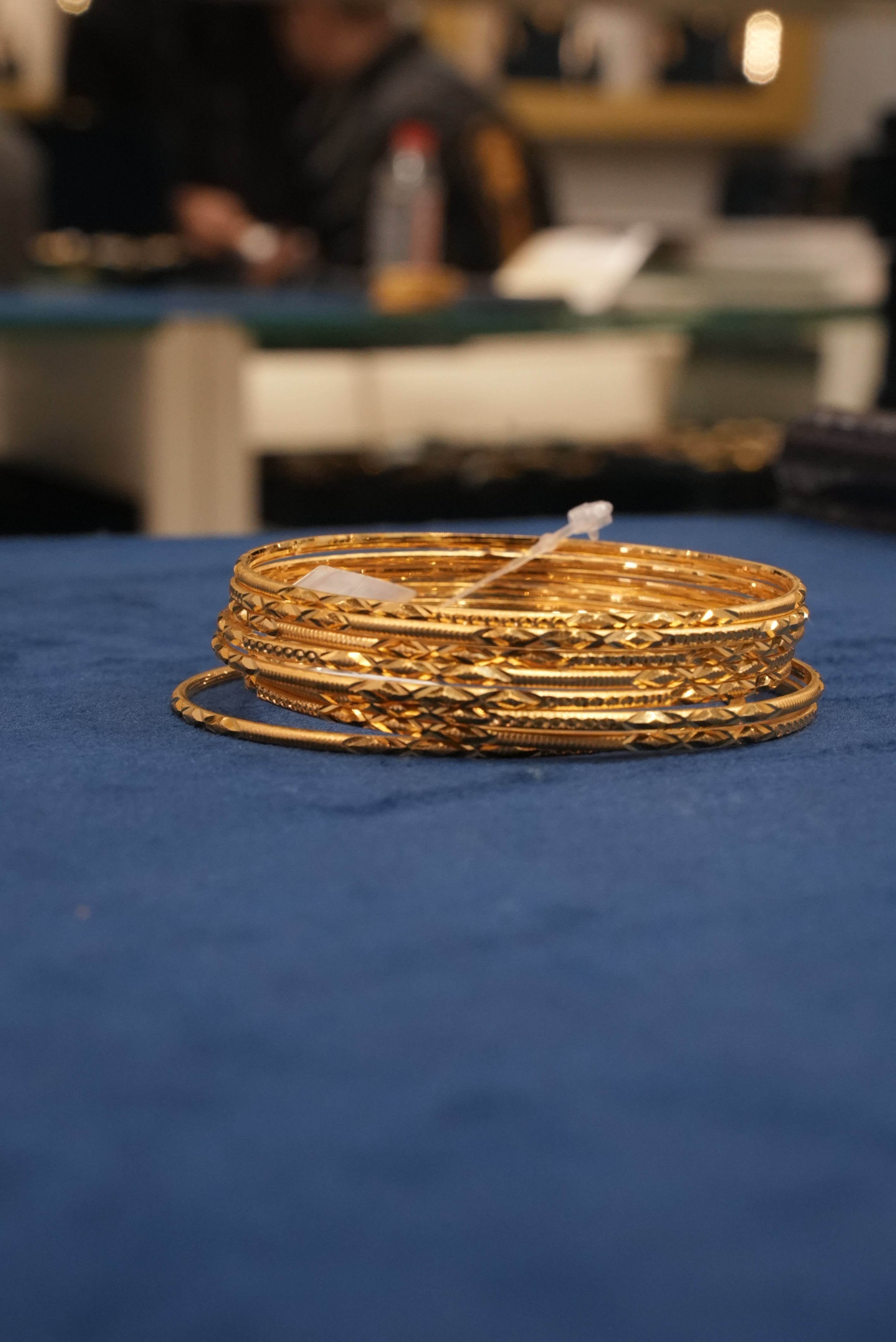 Samyog Nirmal, Bangles & Kadas, Gold Patra demi-fine jewellery, Size 2.10, SKU BK_L_158 image 2