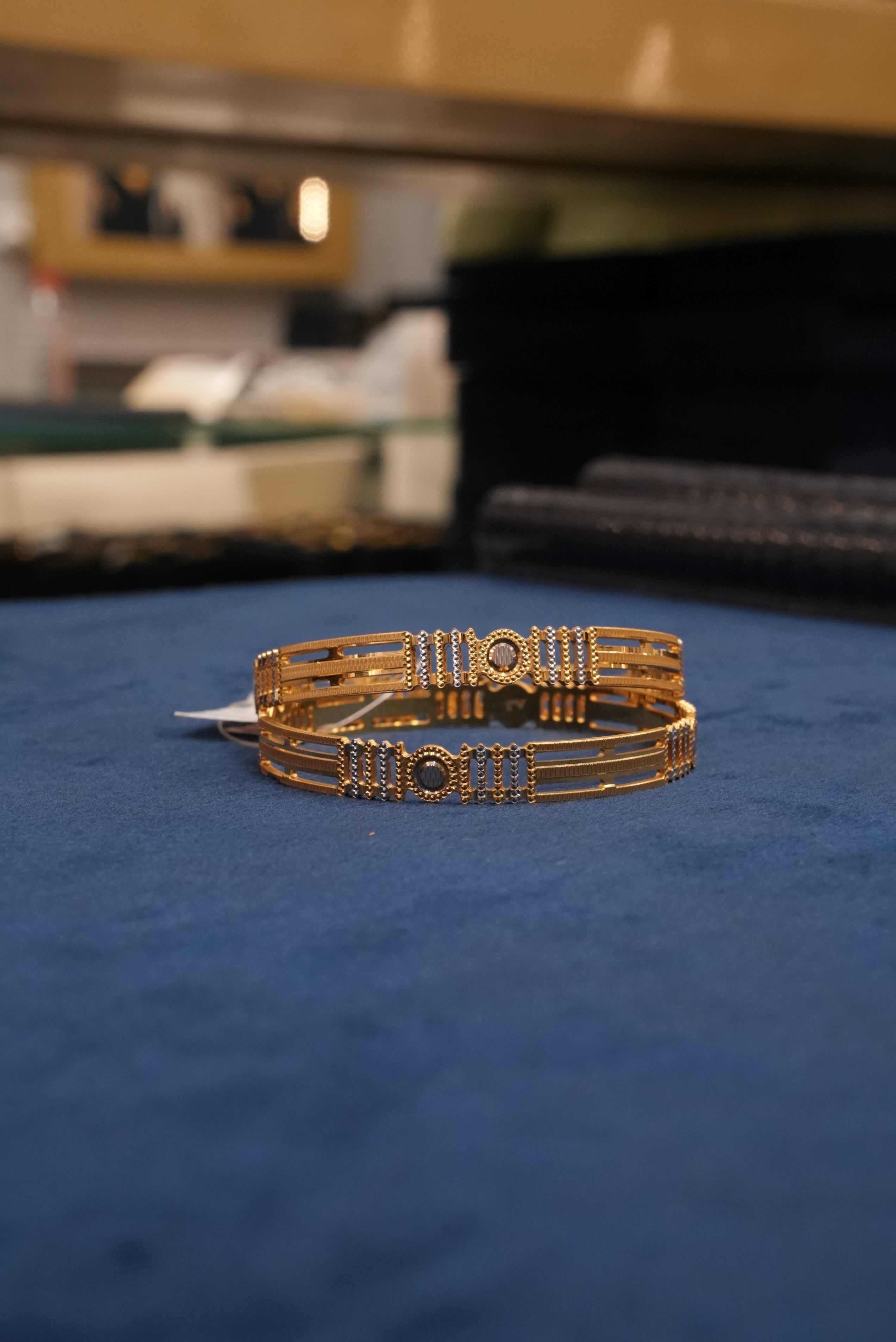 Shubh Vasant, Bangles & Kadas, Gold Patra demi-fine jewellery, Size 2.4, SKU BK_L_166 image 0