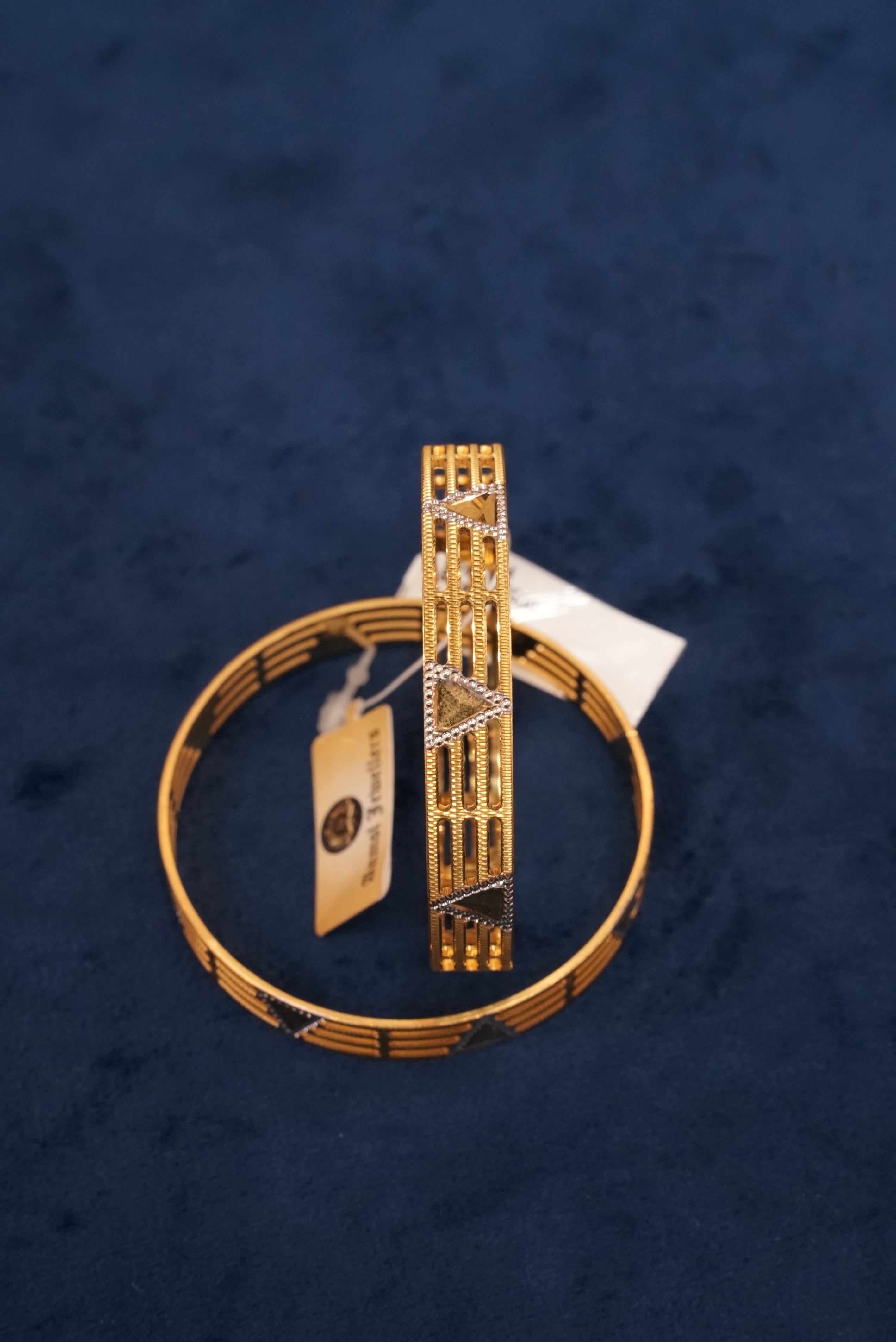 Utsav Anupam, Bangles & Kadas, Gold Patra demi-fine jewellery, Size 2.4, SKU BK_L_168 image 0