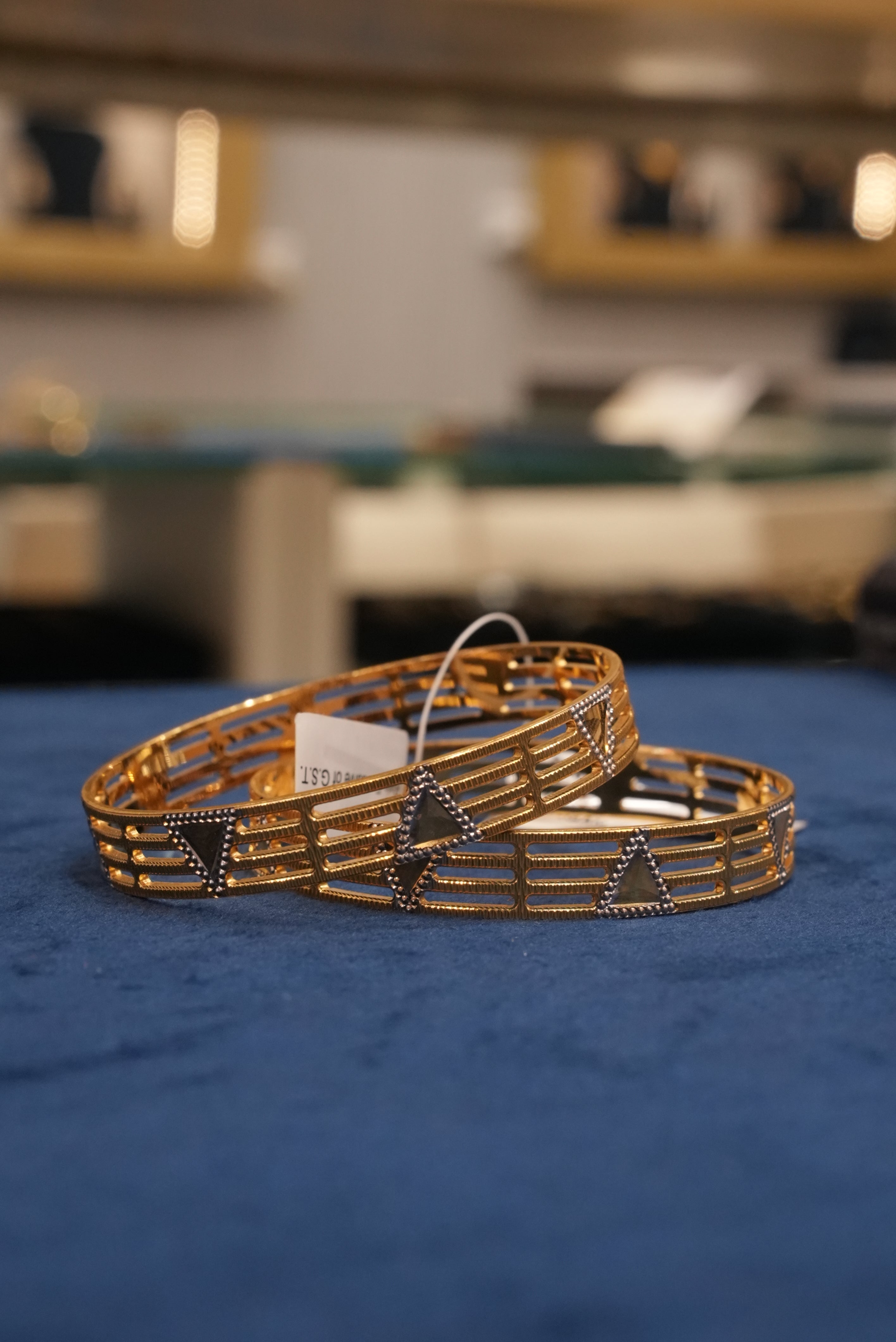 Utsav Anupam, Bangles & Kadas, Gold Patra demi-fine jewellery, Size 2.4, SKU BK_L_168 image 2