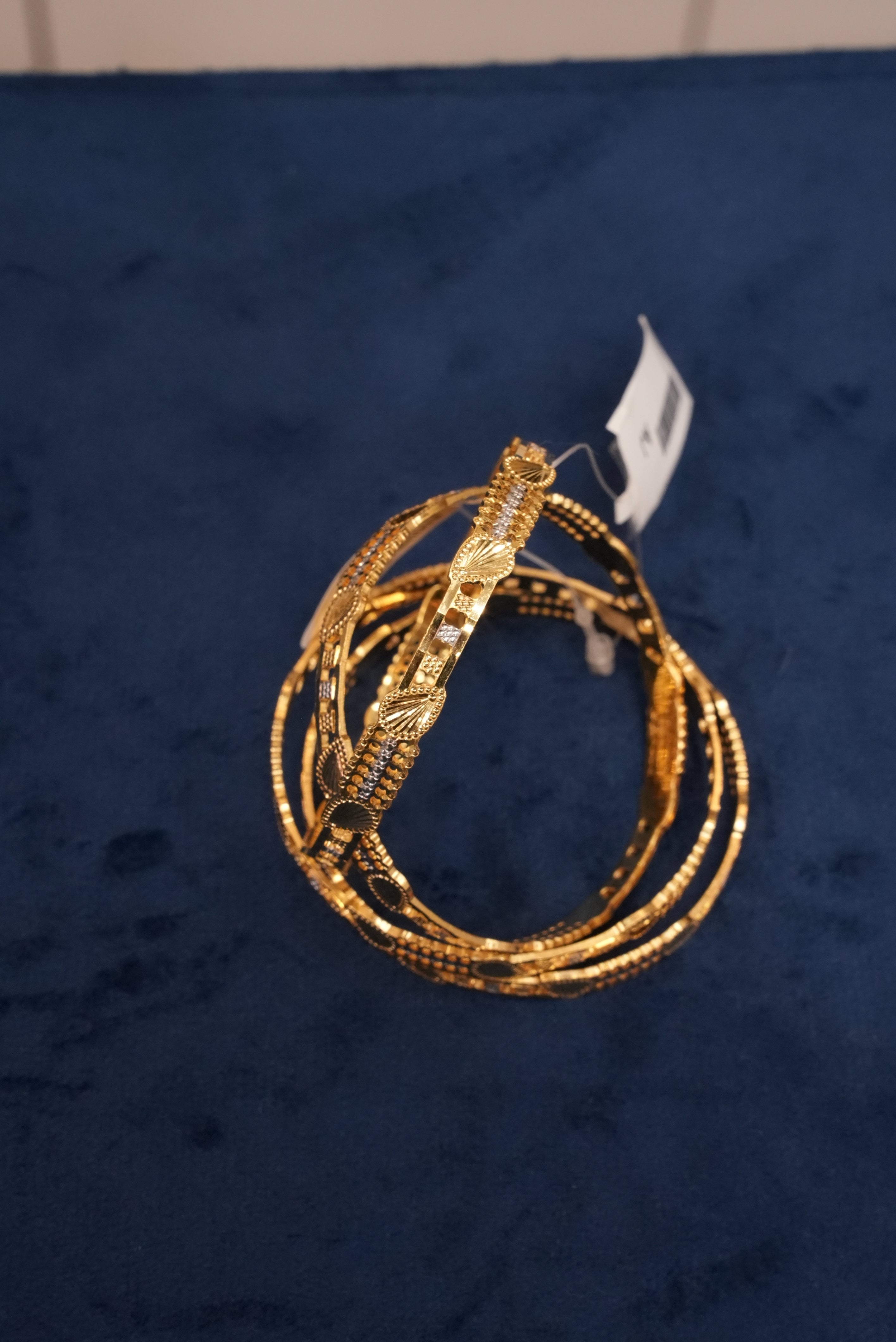 Jadau Manzil, Bangles & Kadas, Gold Patra demi-fine jewellery, Size 2.4, SKU BK_L_169 image 1