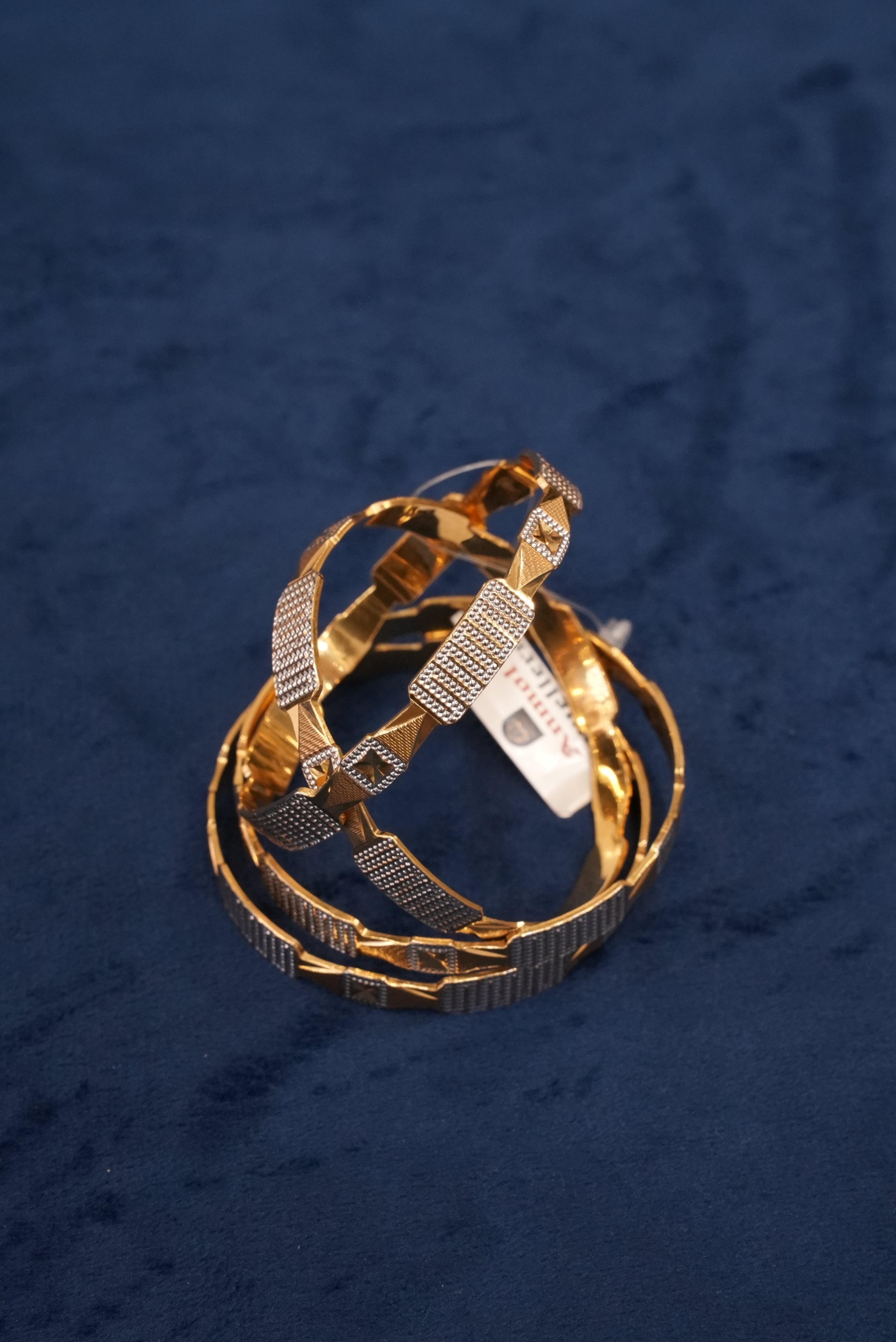 Kanak Sangat, Bangles & Kadas, Gold Patra demi-fine jewellery, Size 2.4, SKU BK_L_170 image 1