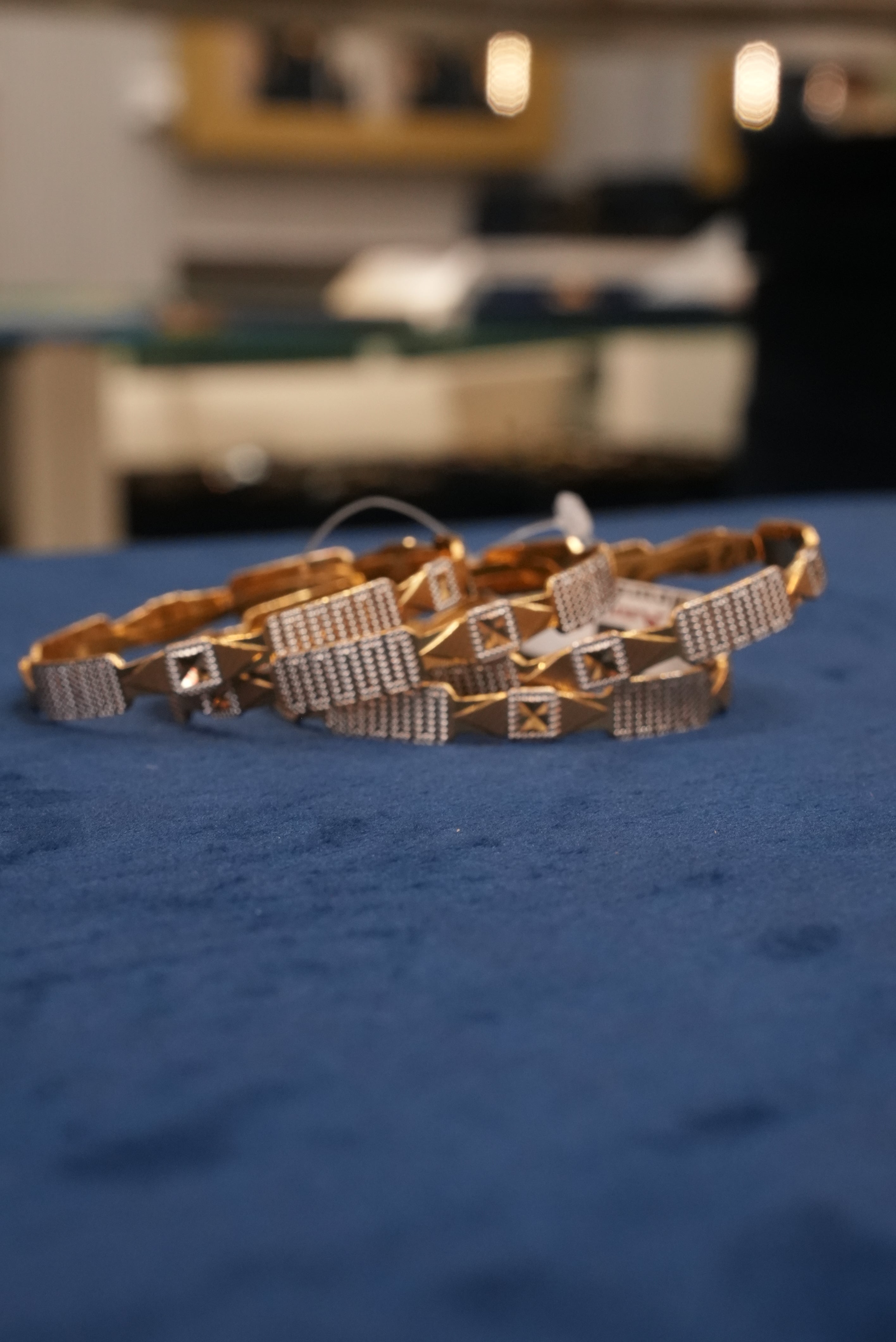 Kanak Sangat, Bangles & Kadas, Gold Patra demi-fine jewellery, Size 2.4, SKU BK_L_170 image 2