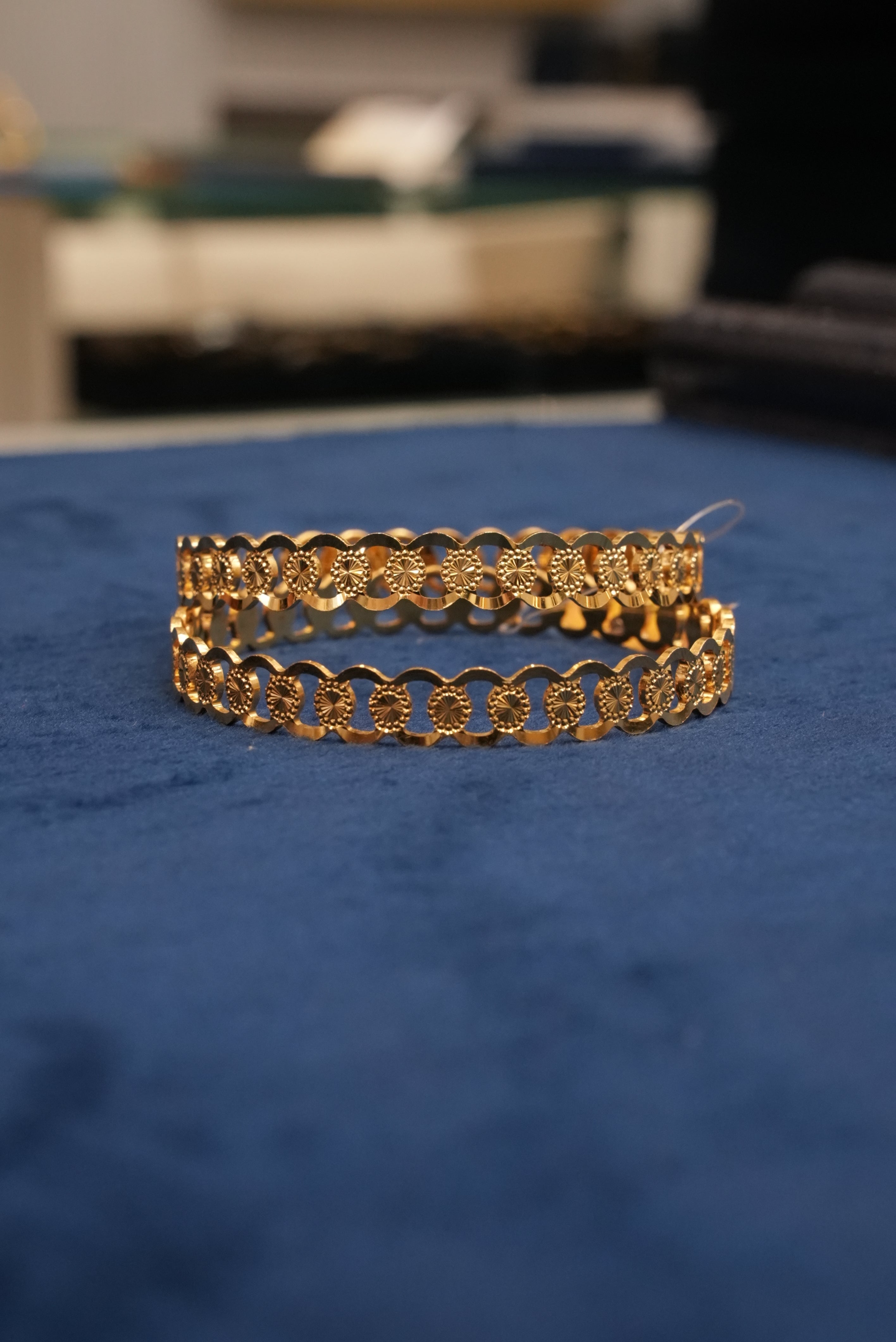 Tejas Sampann, Bangles & Kadas, Gold Patra demi-fine jewellery, Size 2.4, SKU BK_L_174 image 0