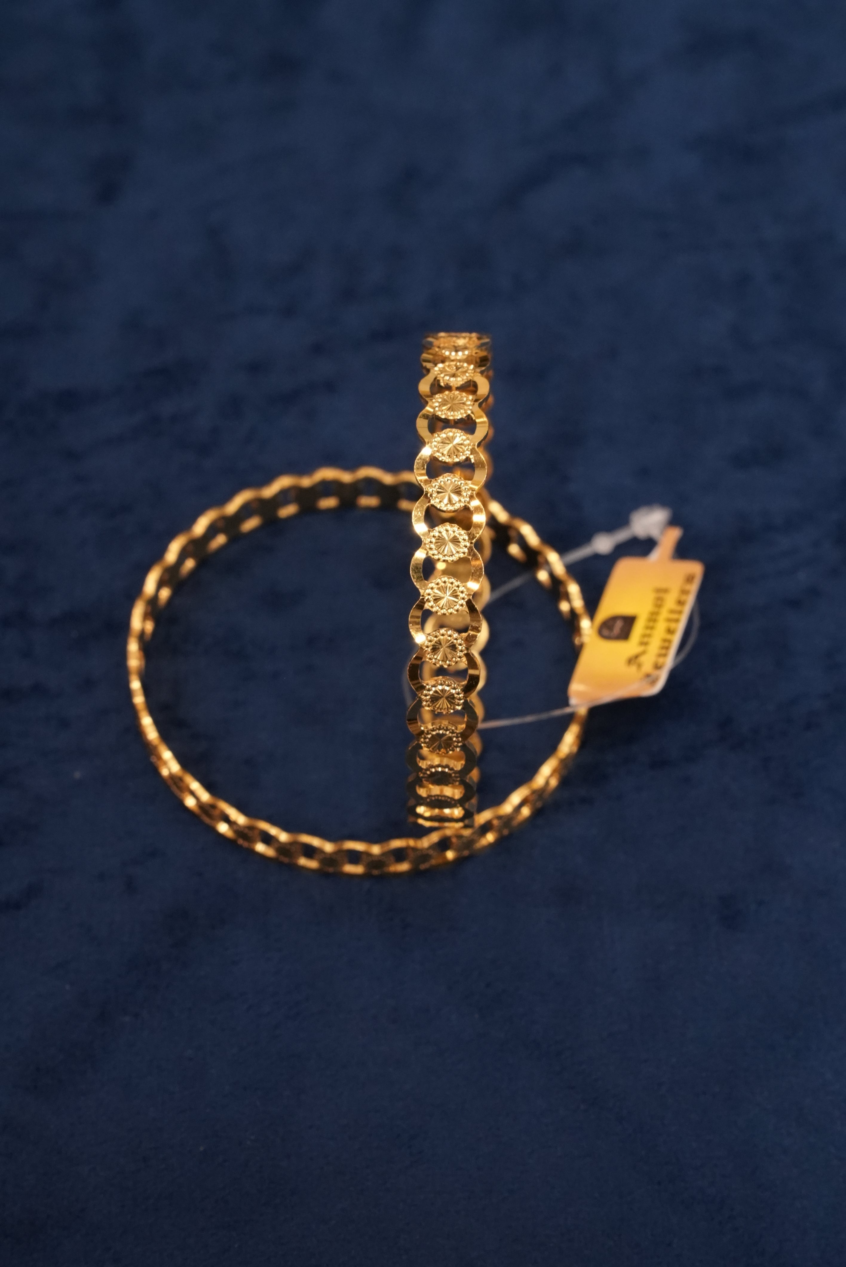 Tejas Sampann, Bangles & Kadas, Gold Patra demi-fine jewellery, Size 2.4, SKU BK_L_174 image 1