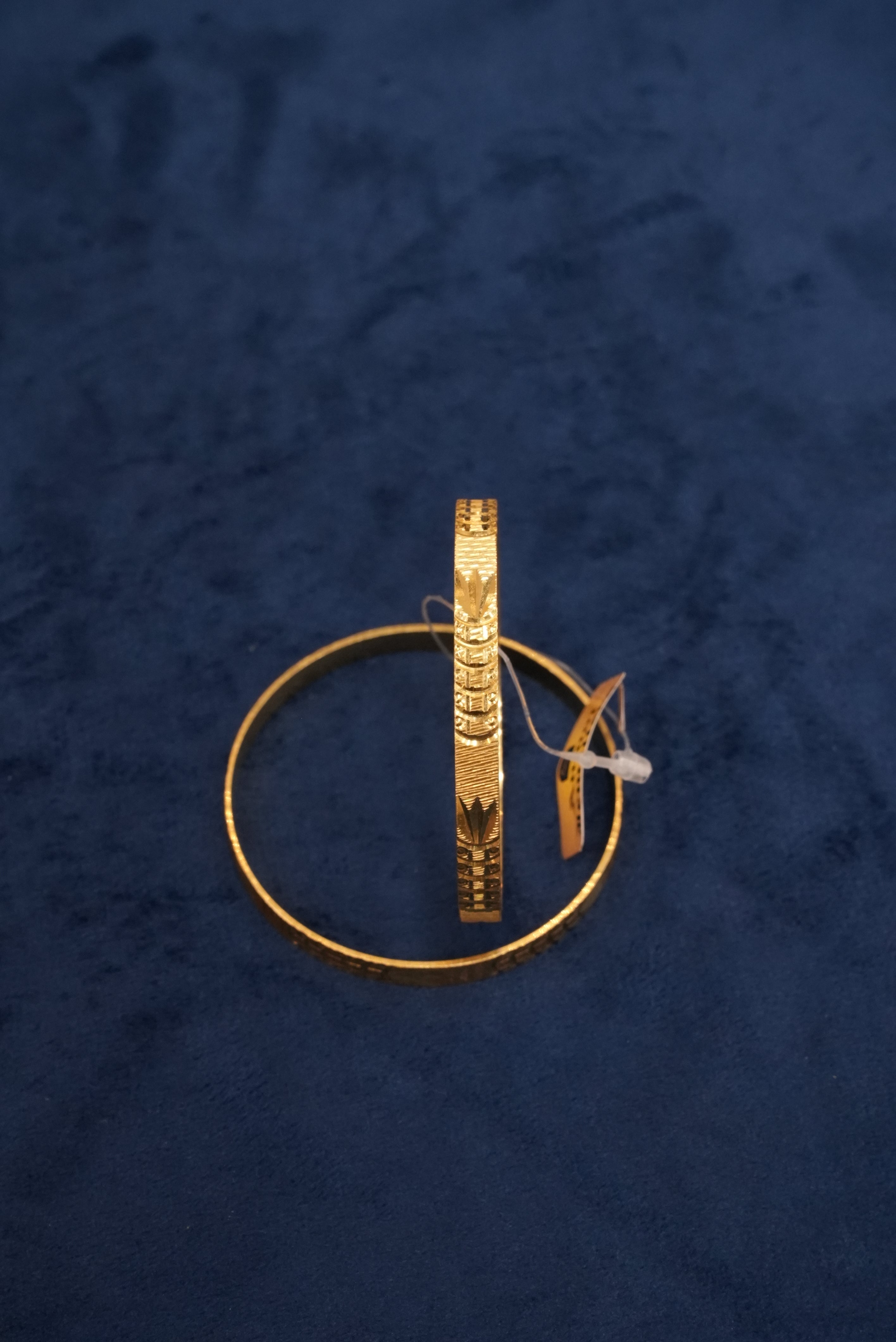 Arpan Samarth, Bangles & Kadas, Gold Patra demi-fine jewellery, Size 2.4, SKU BK_L_175 image 1